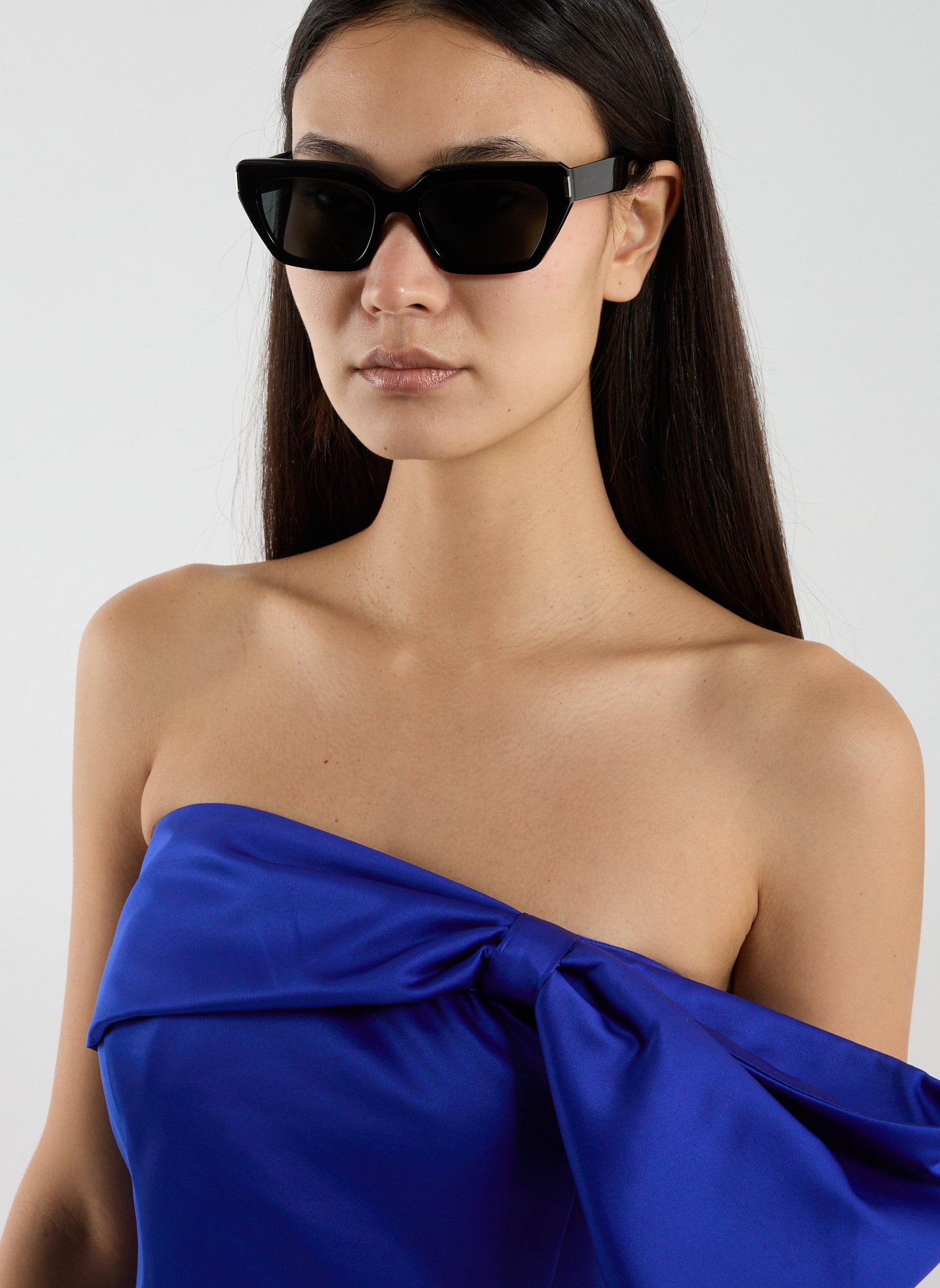 Acetate sunglasses SAINT LAURENT Black