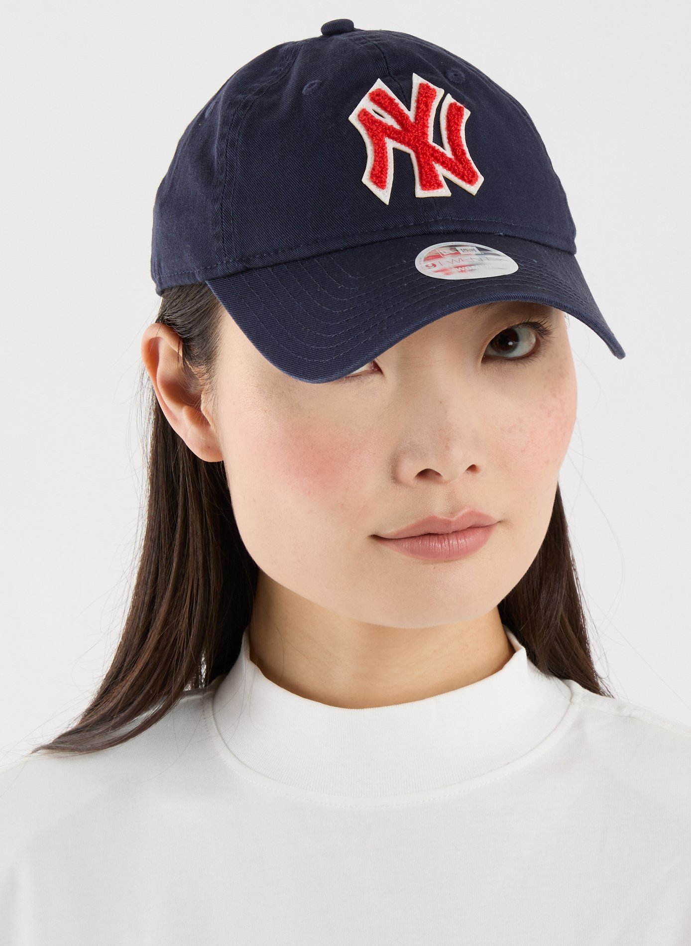 Casquette brodée en coton NEW ERA Bleu