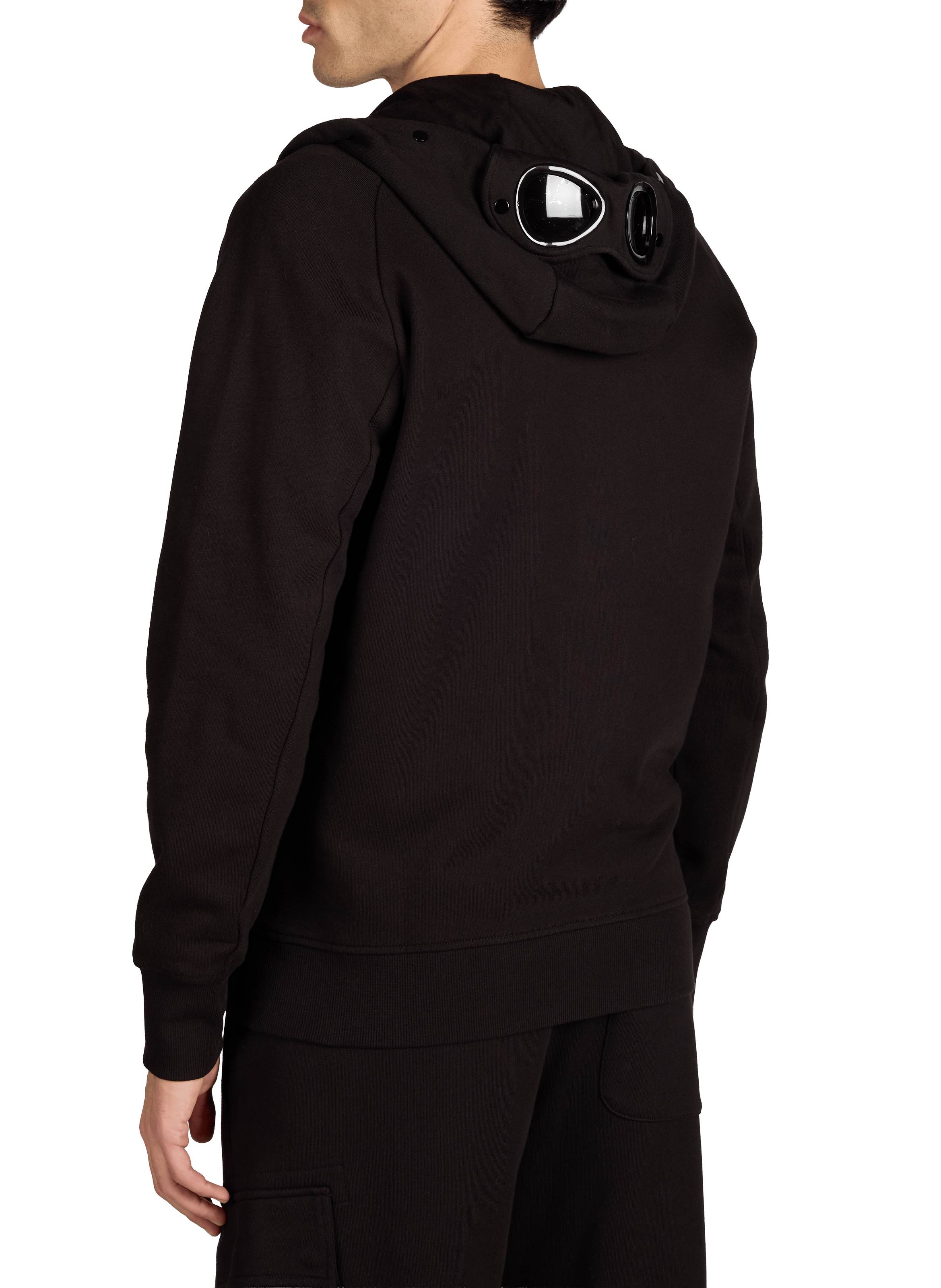 Cotton-blend hoodie CP COMPANY Black