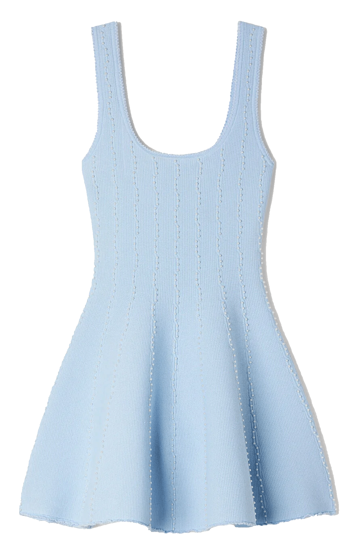 Robe courte en maille SANDRO Bleu