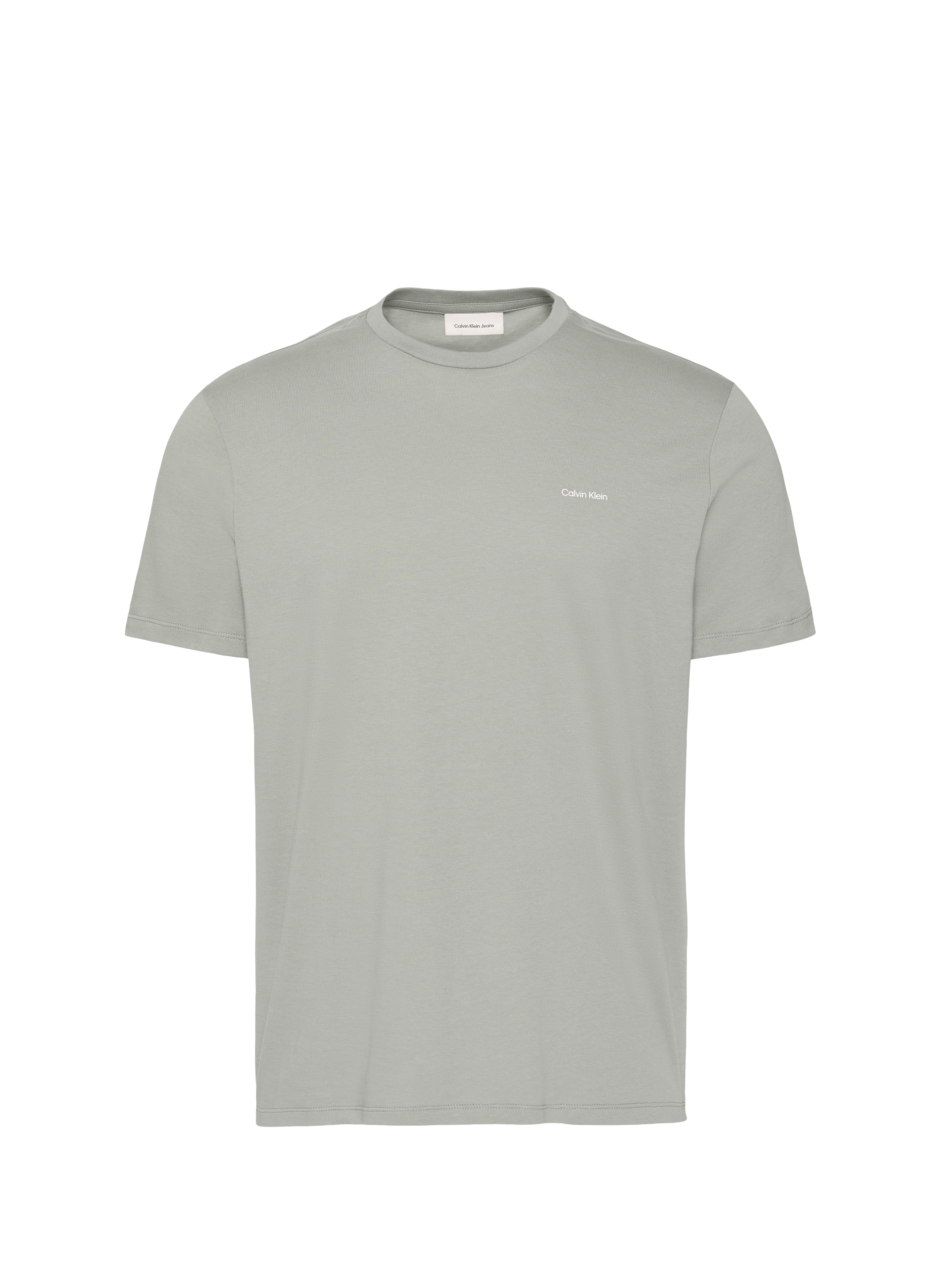 Plain Cotton T-shirt CALVIN KLEIN Grey