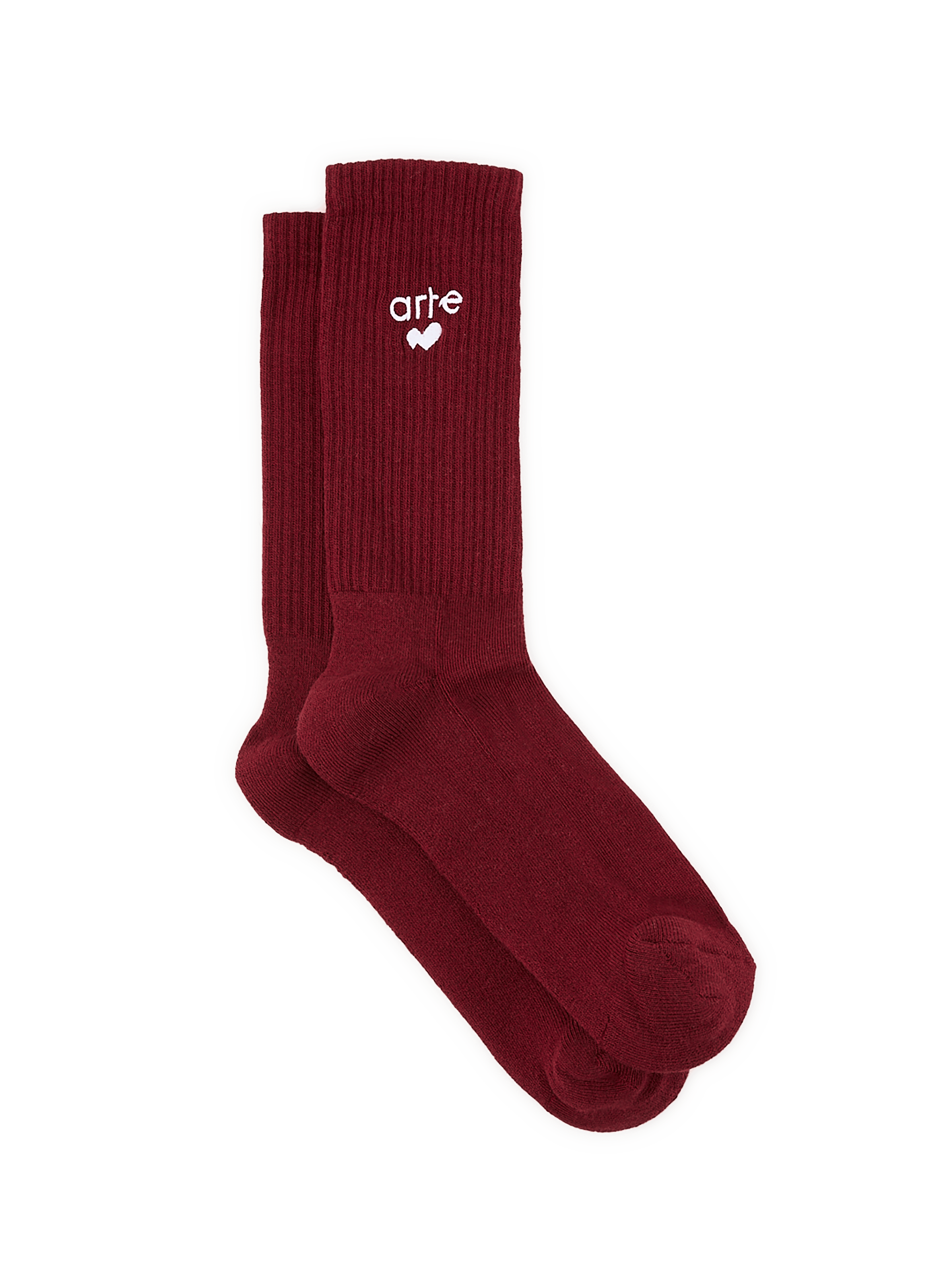 Mid-high logo cotton blend socks ARTE ANTWERP Red