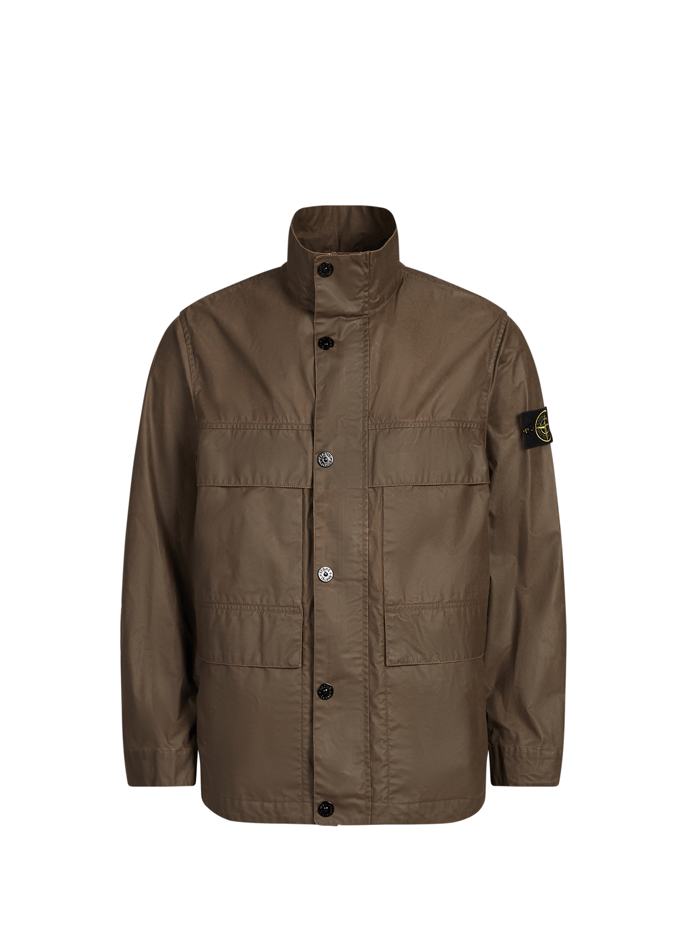 Veste col montant STONE ISLAND Marron