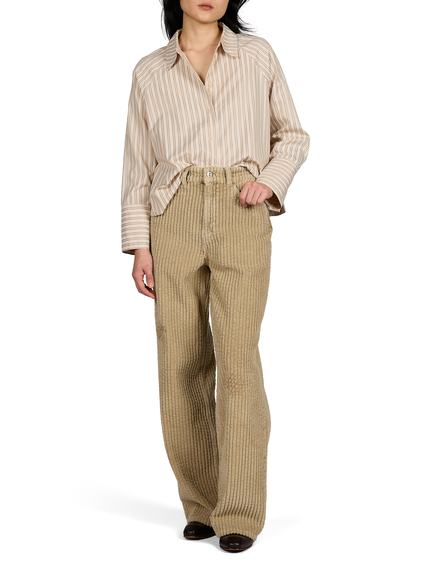 Striped shirt Rouenid ROUGE EDIT Beige
