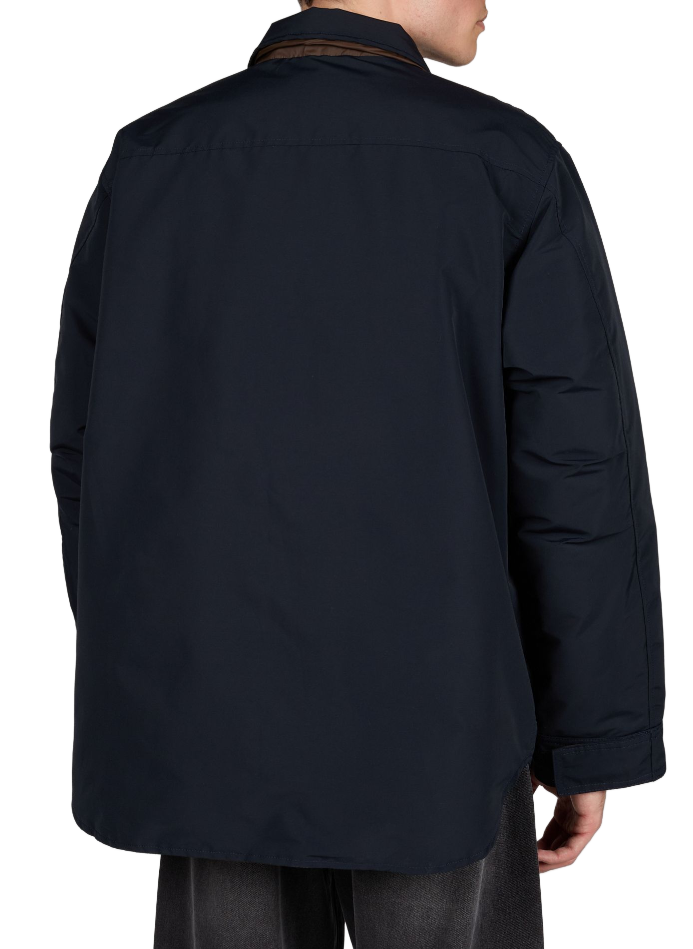 Giacca oversize con collo classico in misto cotone CANADA GOOSE Blu