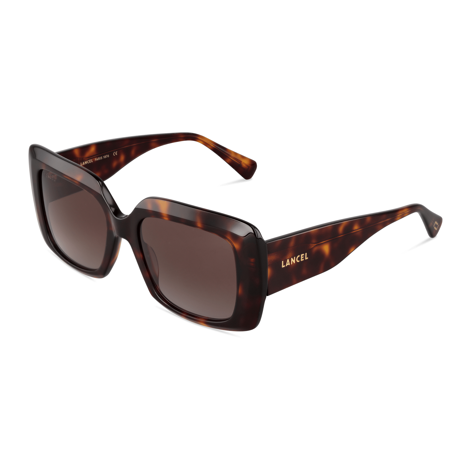 Lunettes de soleil clelia de lancel en acétate LANCEL Marron