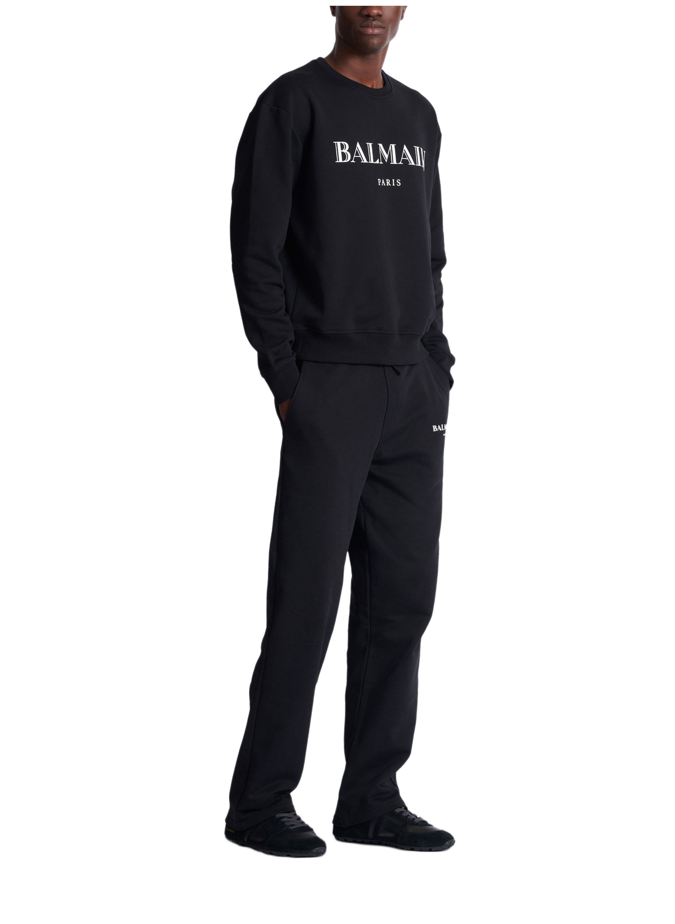 Sweat-shirt imprimé balmain BALMAIN Noir