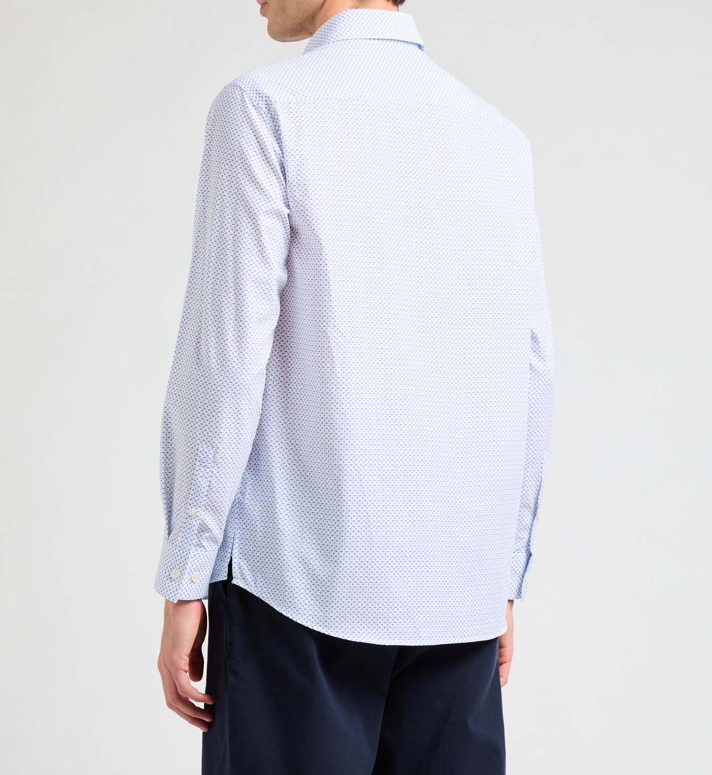 Chemise droite à motif Fasseti AU PRINTEMPS PARIS Bleu