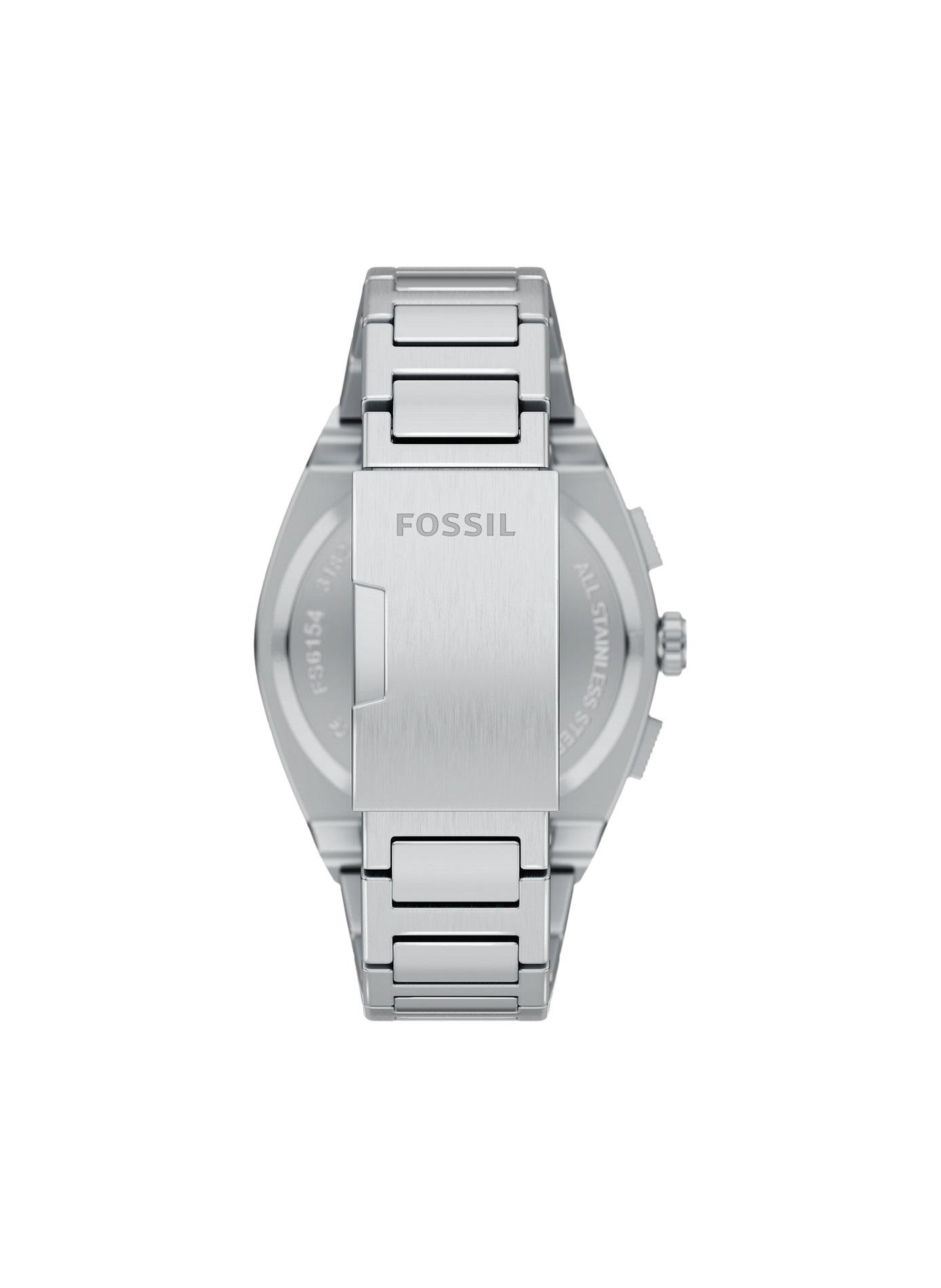 Montre quartz Everett en acier inoxydable FOSSIL Bleu