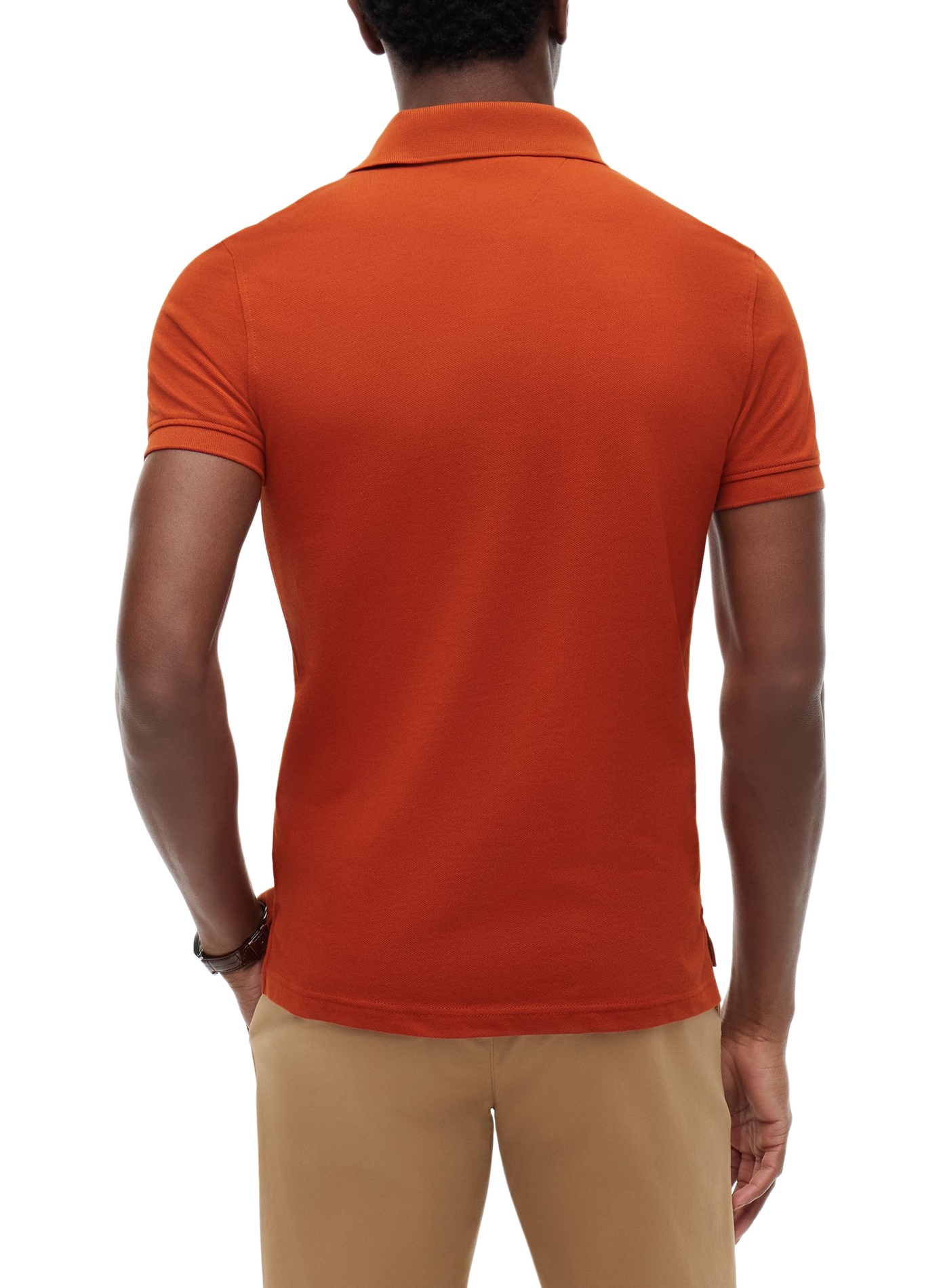 Iconic 1985 organic cotton polo shirt | Brown TOMMY HILFIGER Men