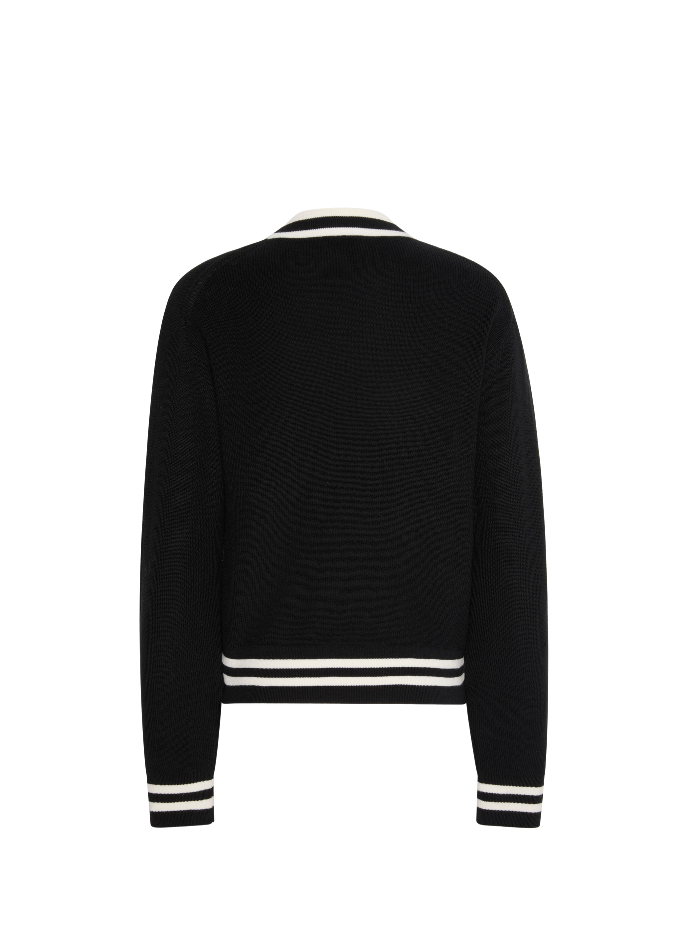 Gerader Baumwollpullover CALVIN KLEIN Schwarz