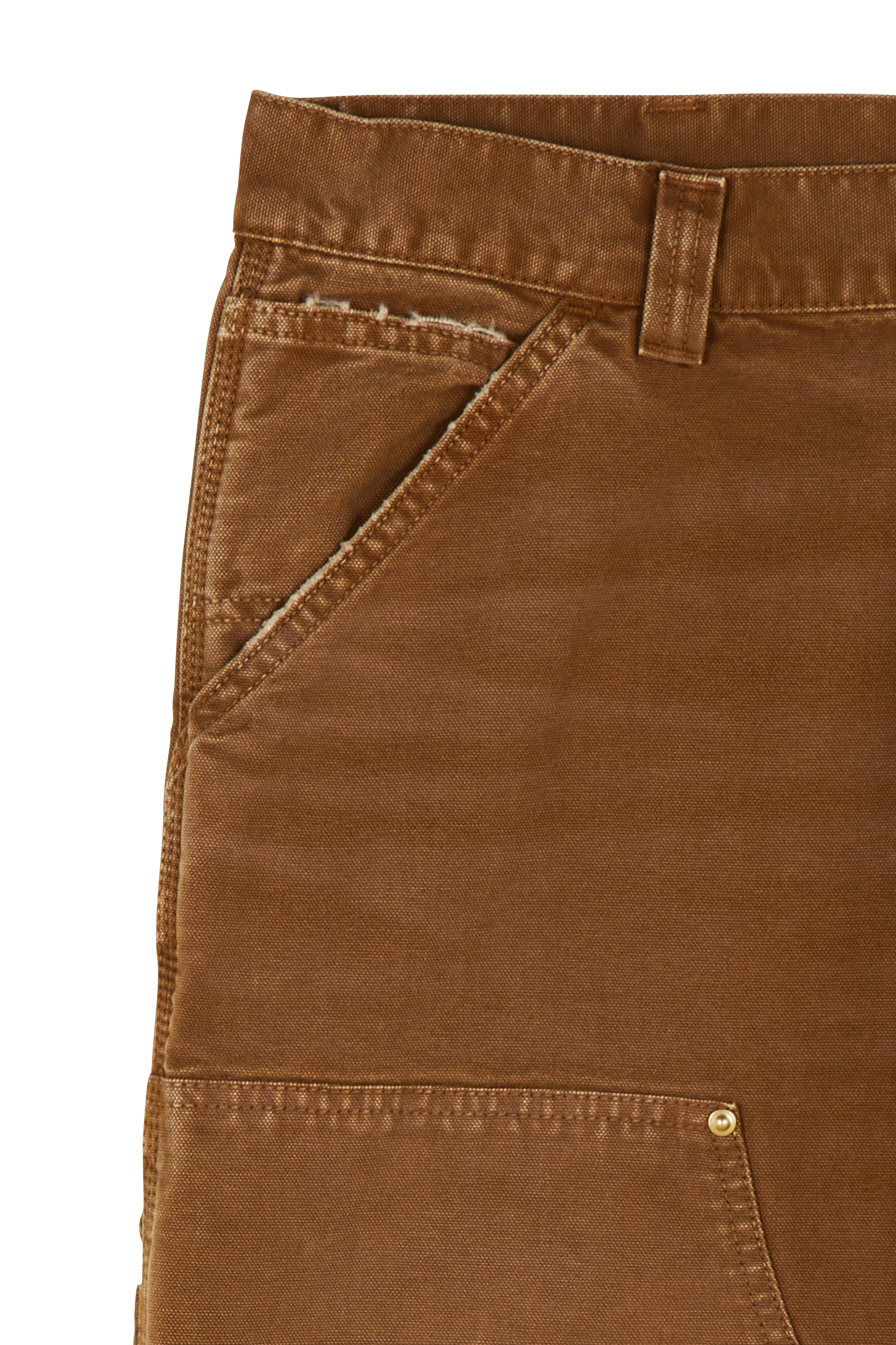 Pantalon og double knee CARHARTT WIP Marron