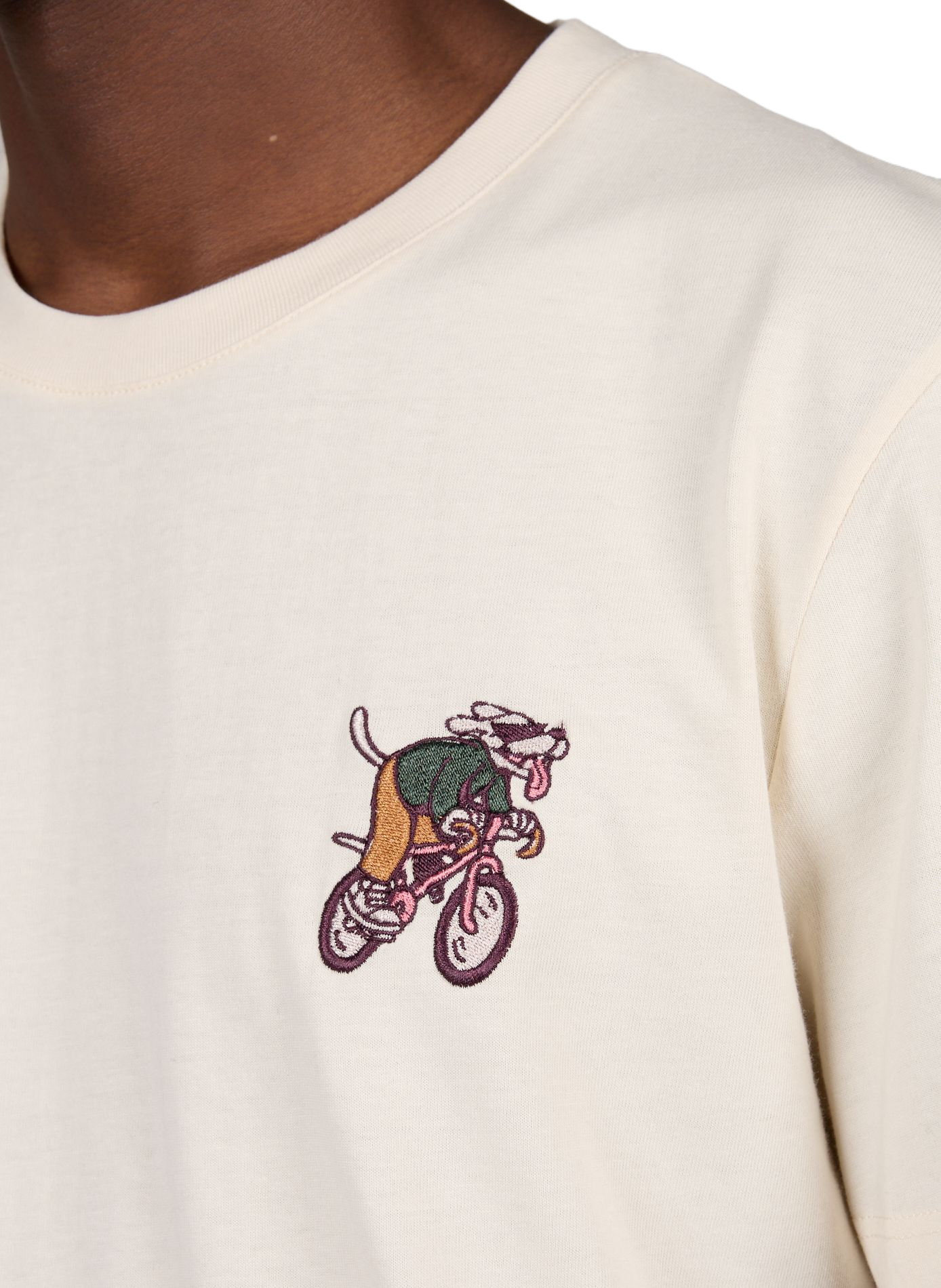 Round neck T-shirt FAGUO Beige