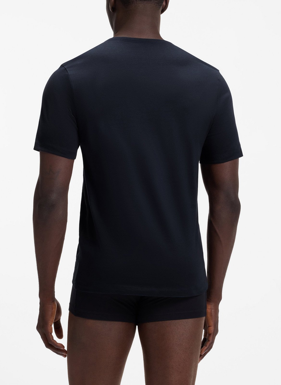 Pack de 3 tee-shirts col rond en coton BOSS Rouge