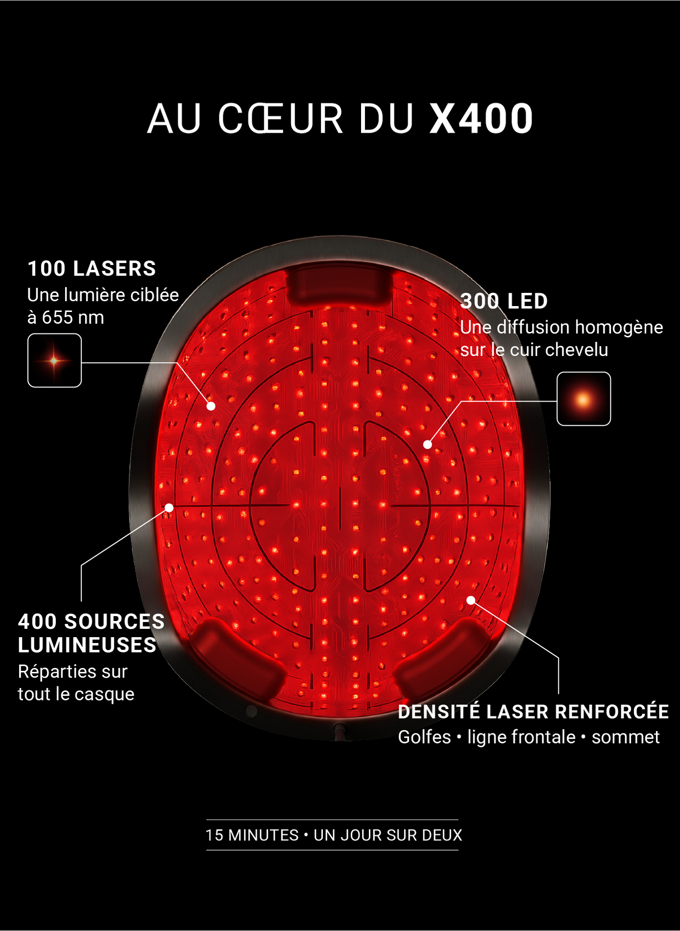 Laser- & LED-Helm X400 NOOANCE No color