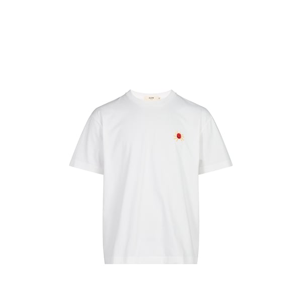 T-shirt Happy flower ample imprimé en coton T-shirt Happy flower ample imprimé en coton