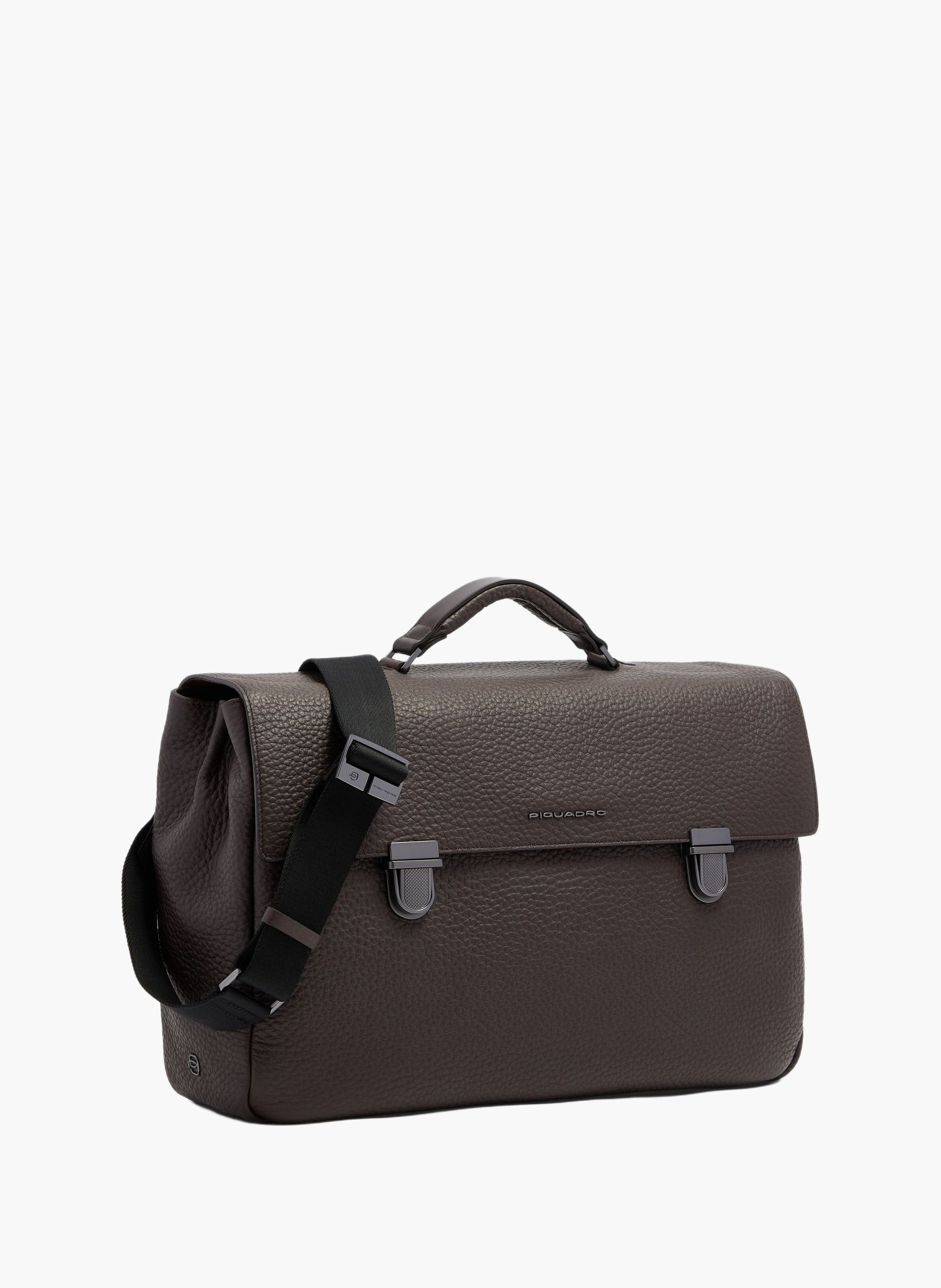 Sac pour ordinateur 15,6", personnalisable PIQUADRO Marron
