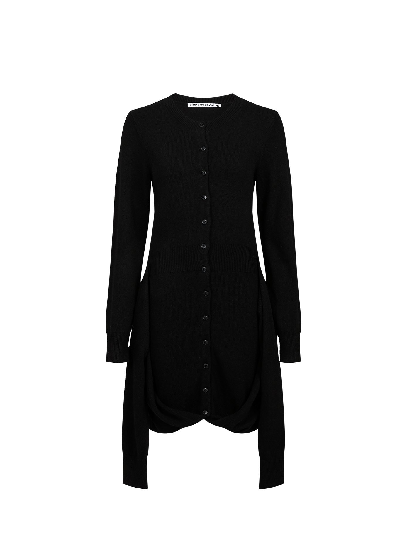 Robe courte manche longues  ALEXANDER WANG Noir