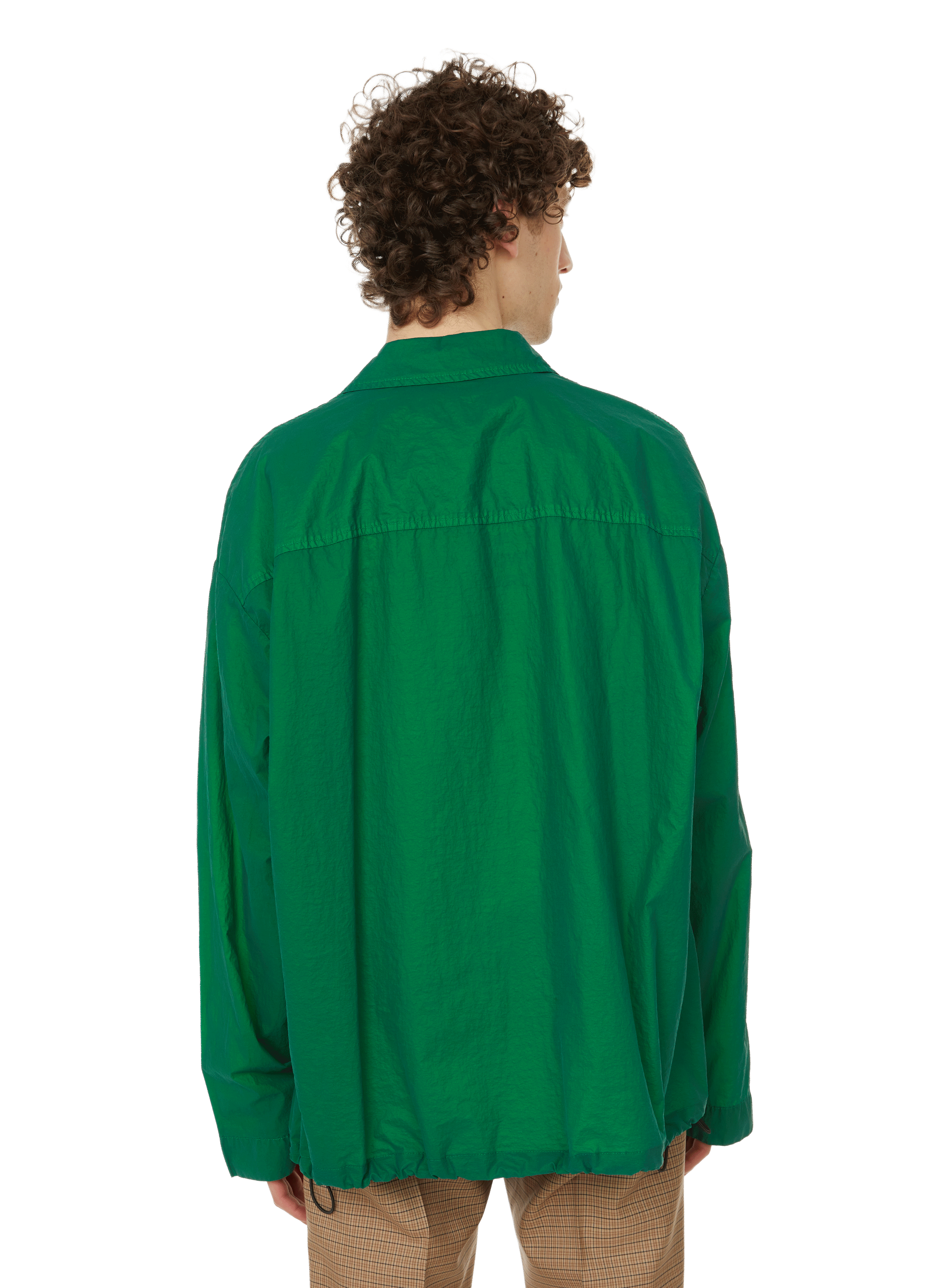 Gerade geschnittene Jacke Voscree DRIES VAN NOTEN Grun