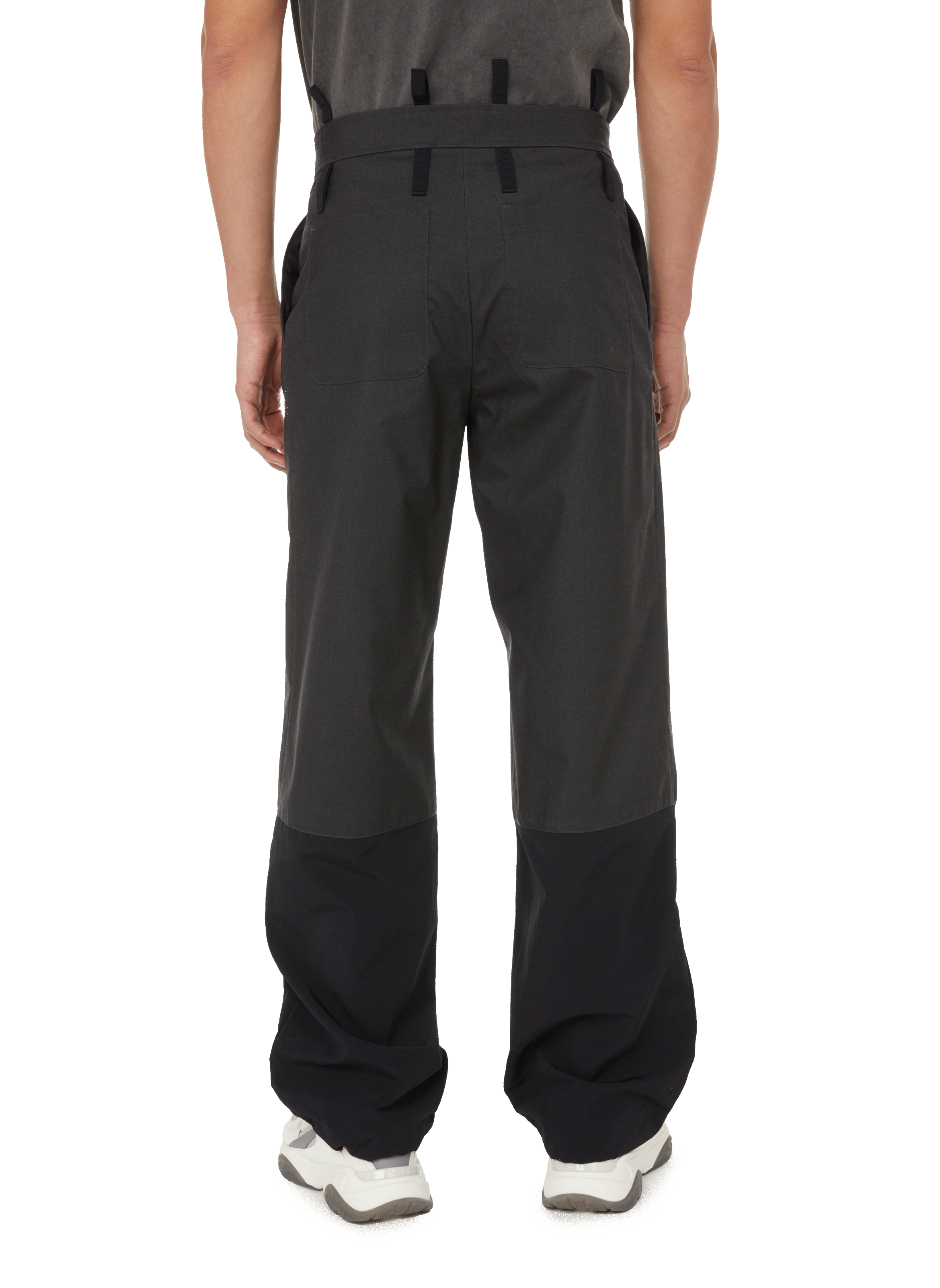 Loose-fit trousers with inserts JACQUEMUS No color