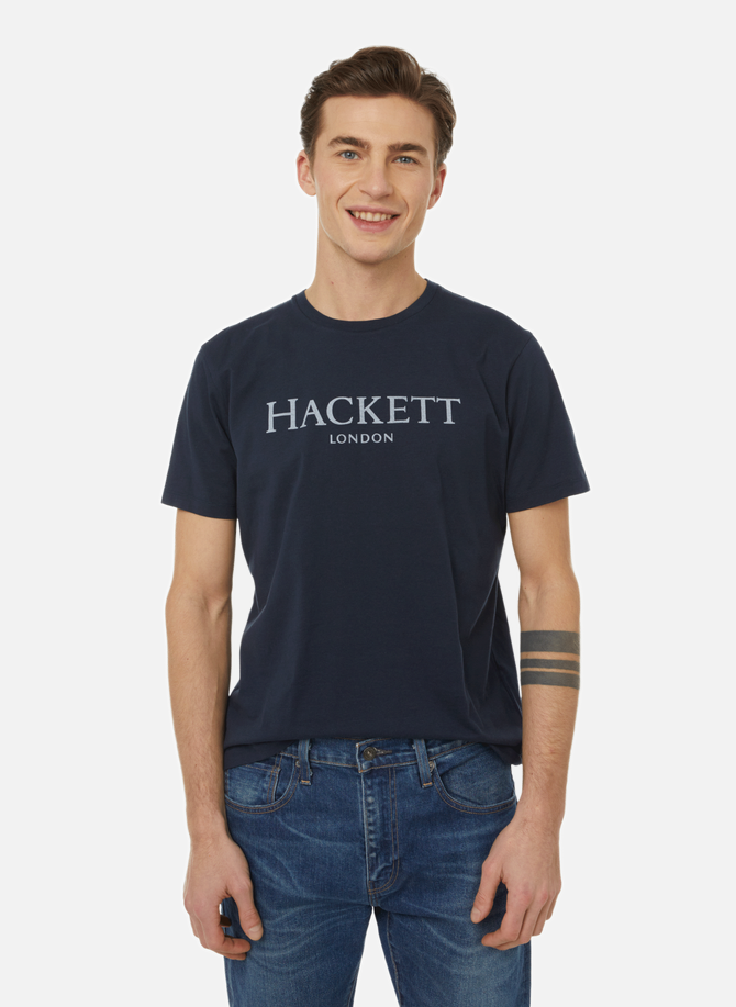 T-shirt à logo en coton HACKETT