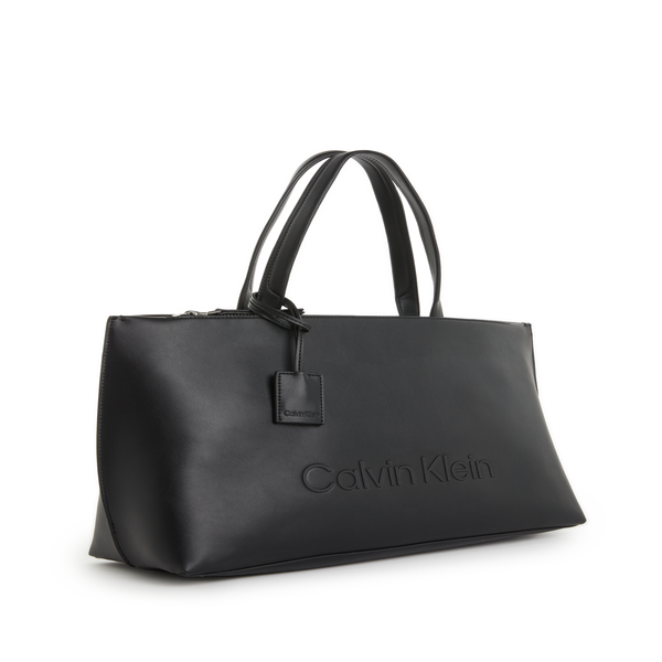 Calvin Klein Tote Bag With Logo In Black