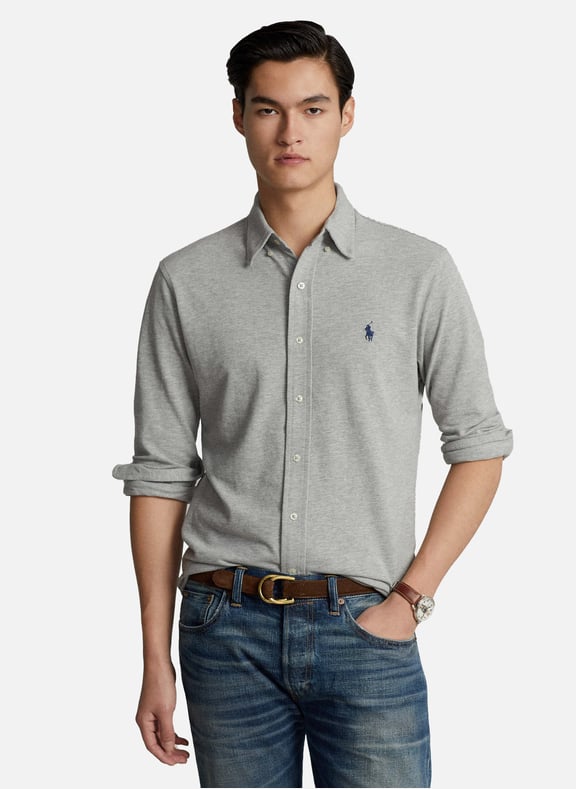 Cotton shirt Grey by POLO RALPH LAUREN POLO RALPH LAUREN Cotton shirt Grey