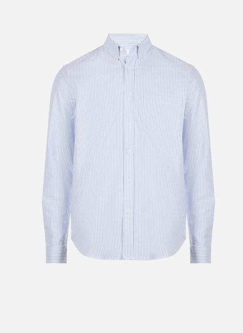 Striped cotton shirt BlueEDITIONS 102 