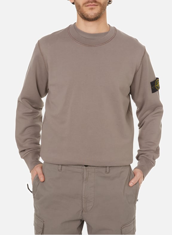 Cotton sweatshirt Grey by STONE ISLAND STONE ISLAND Cotton sweatshirt Grey