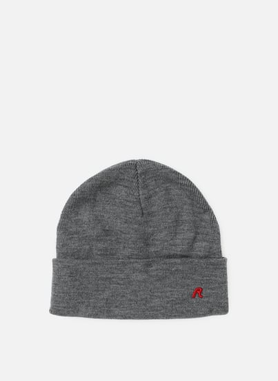 Plain beanie with fold-over cuff REPLAY Plain beanie with fold-over cuff REPLAY