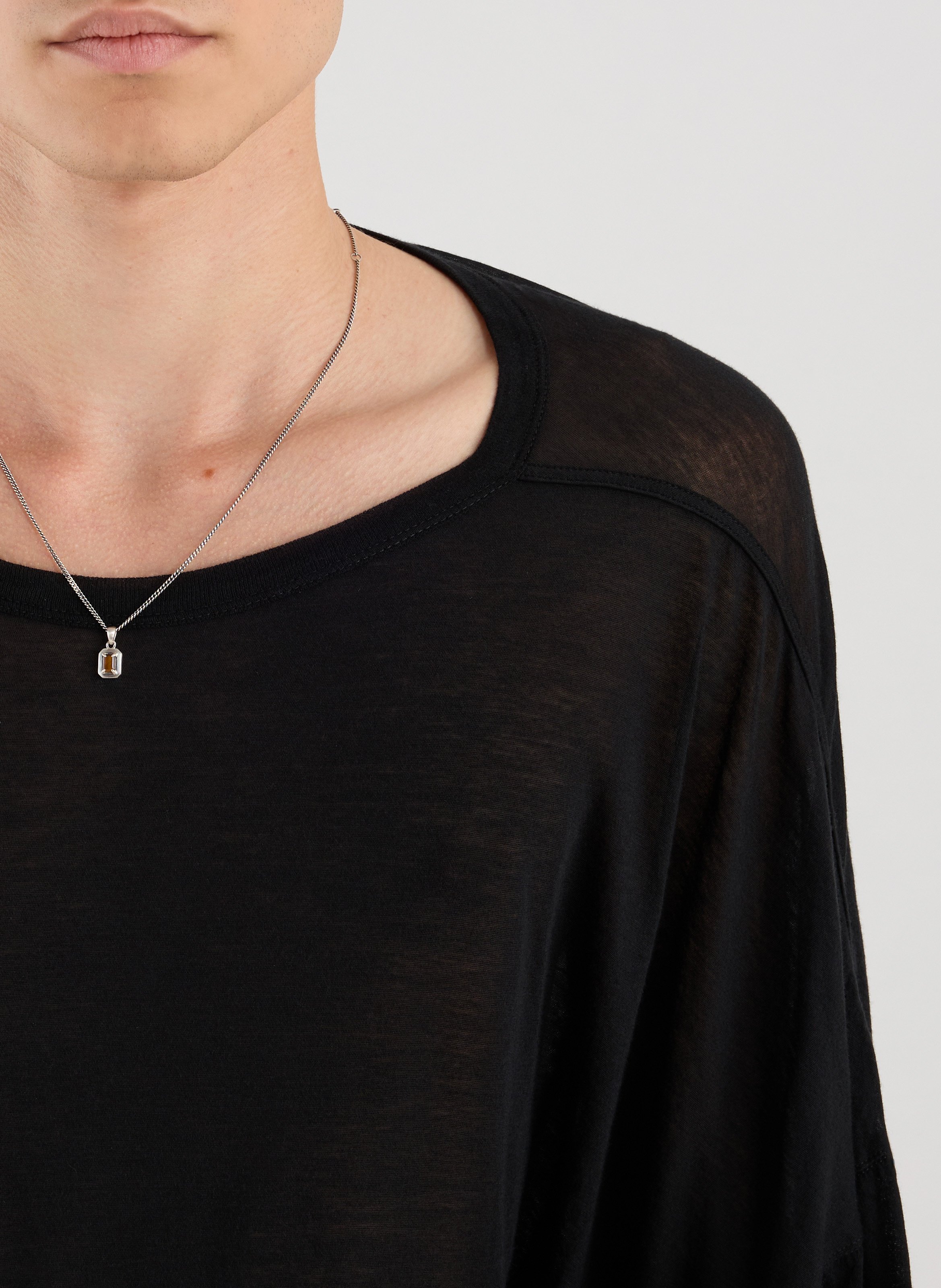 Loose cotton T-shirt RICK OWENS Black