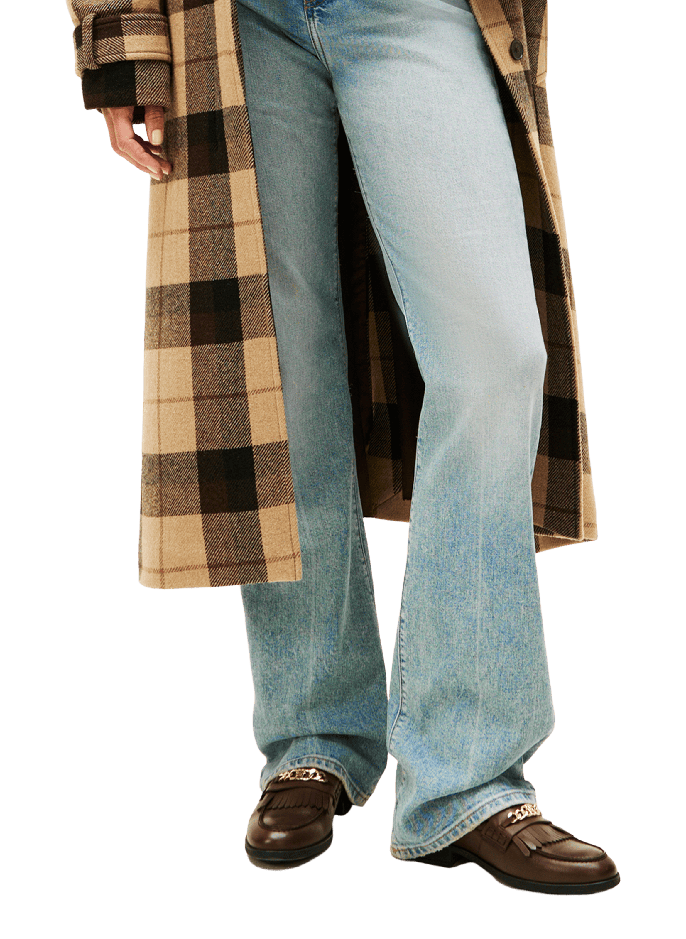 Mocassins en cuir TOMMY HILFIGER Marron