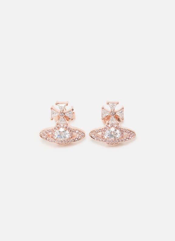 Mila Earrings Pink by VIVIENNE WESTWOOD VIVIENNE WESTWOOD Mila Earrings Pink