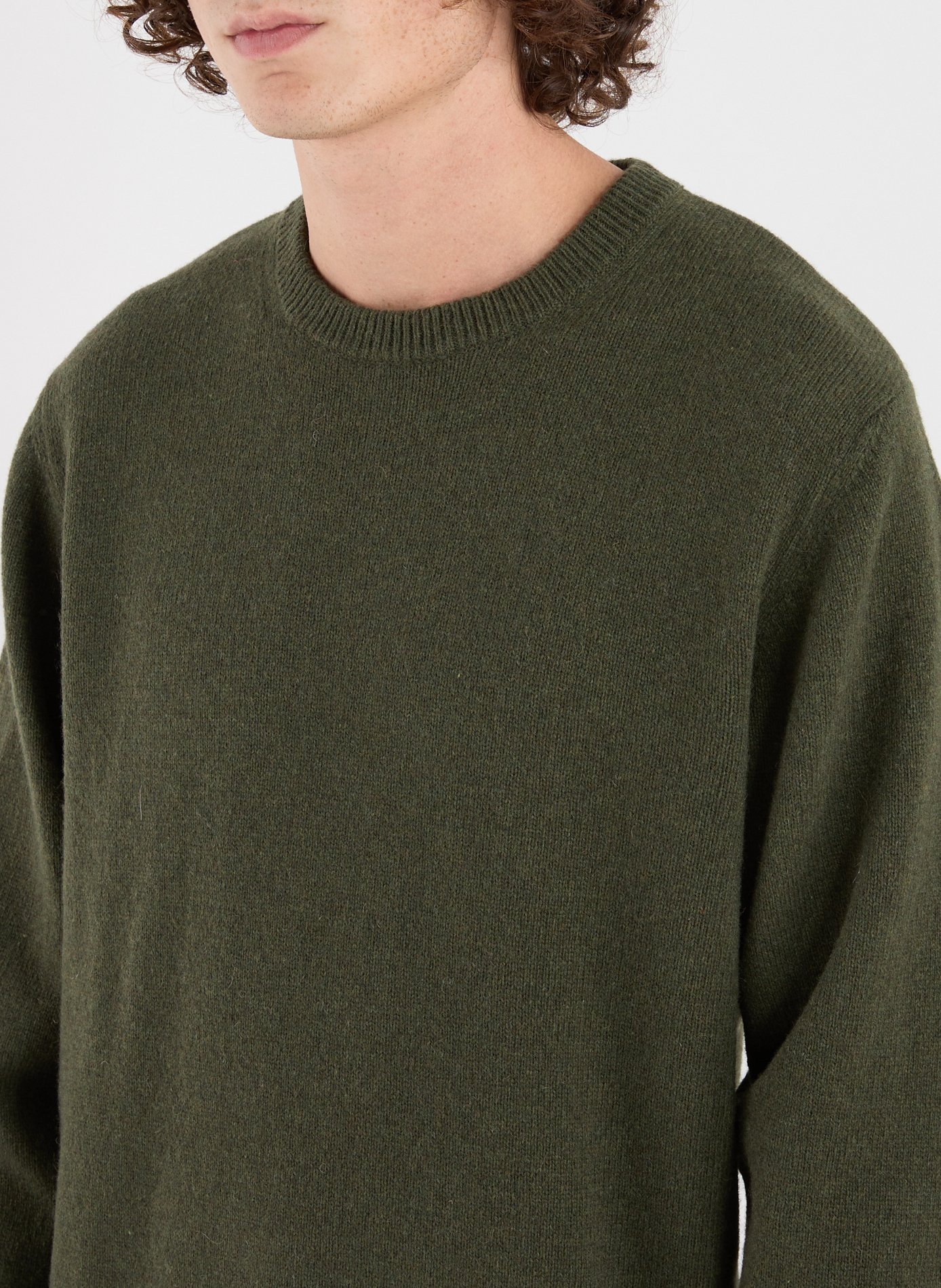 Wool-blend round-neck jumper CARHARTT WIP Green