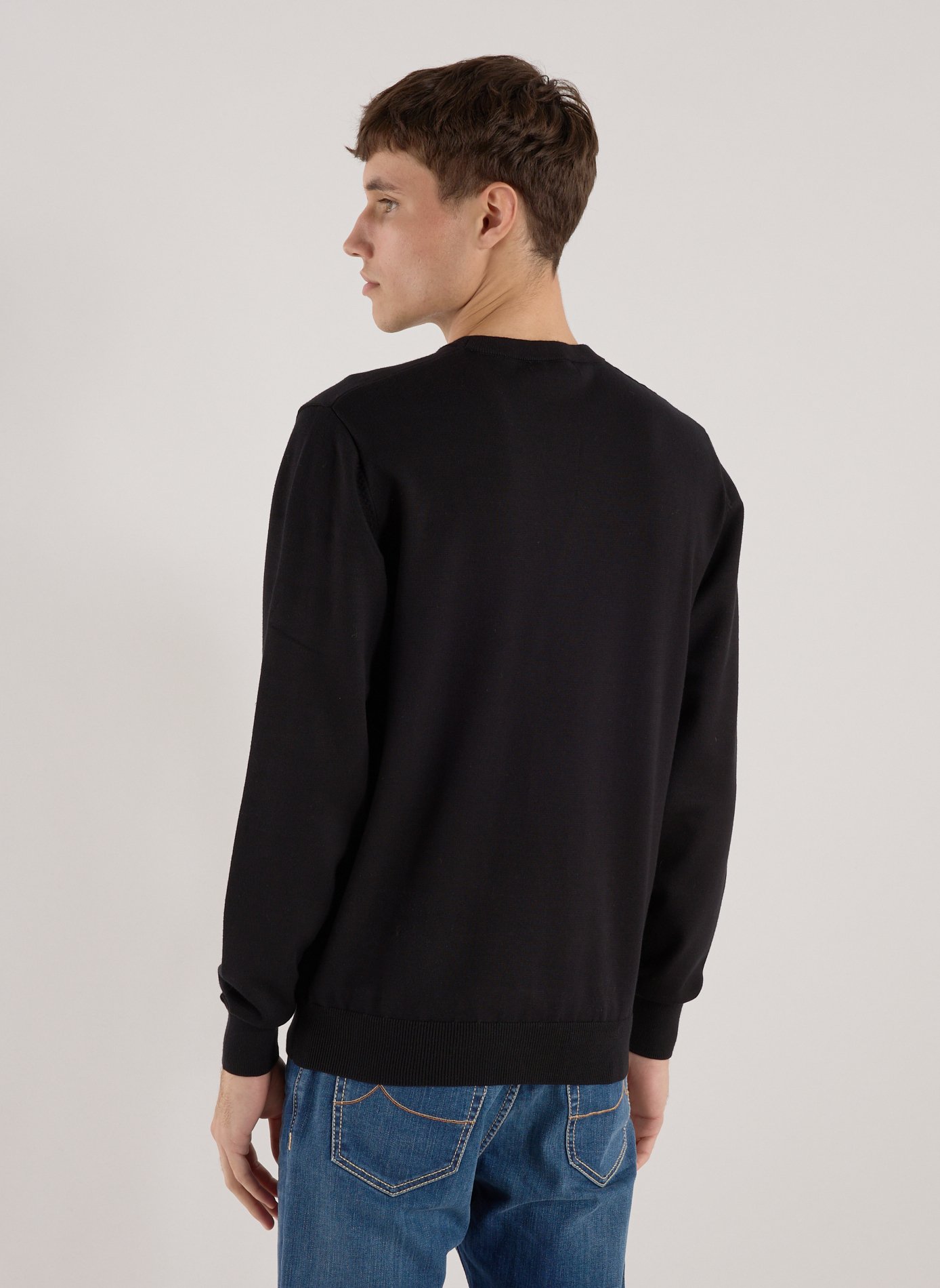 Straight logo sweater GUESS Black