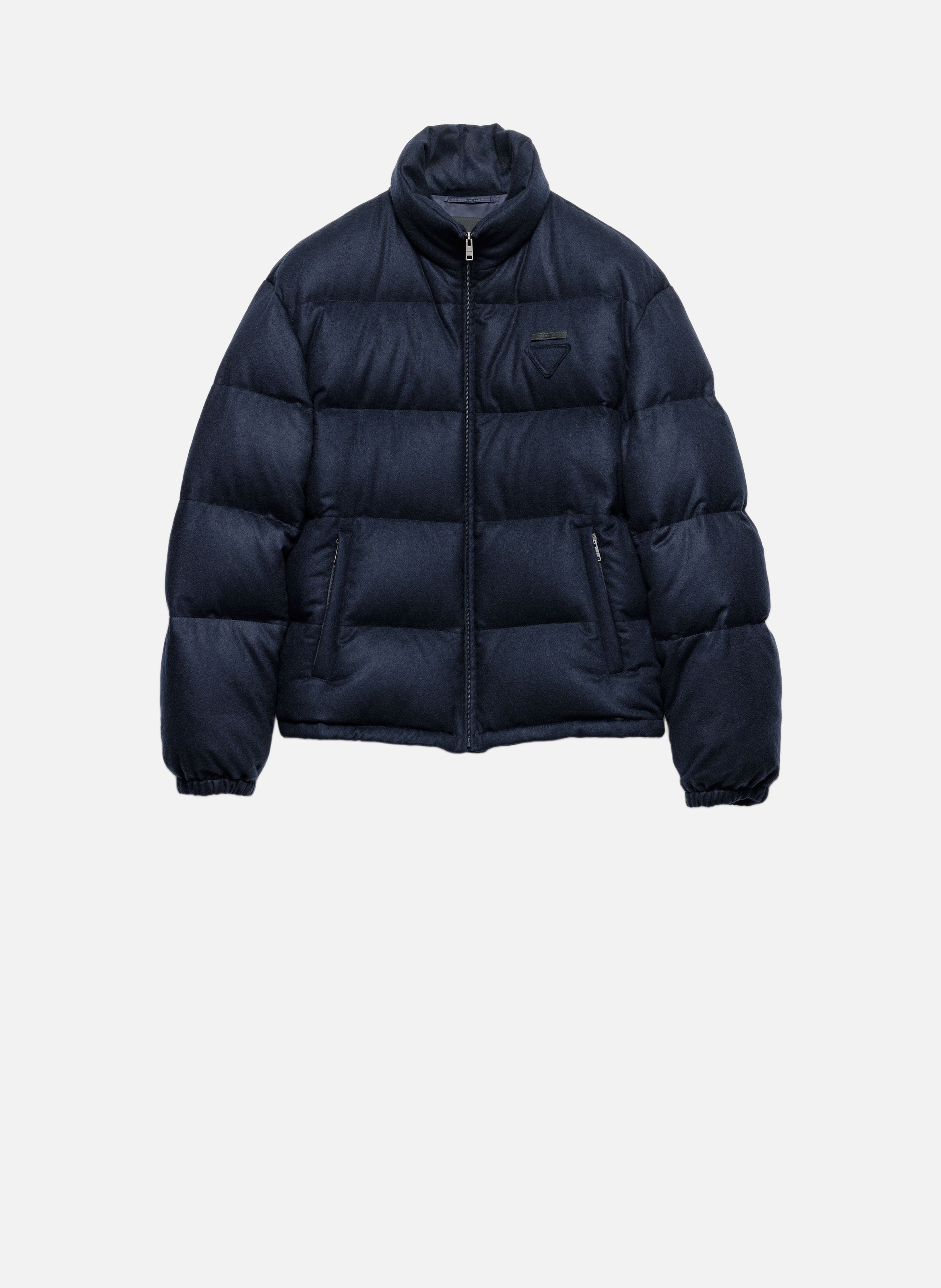 Veste en duvet cachemire de poids moyen PRADA Bleu