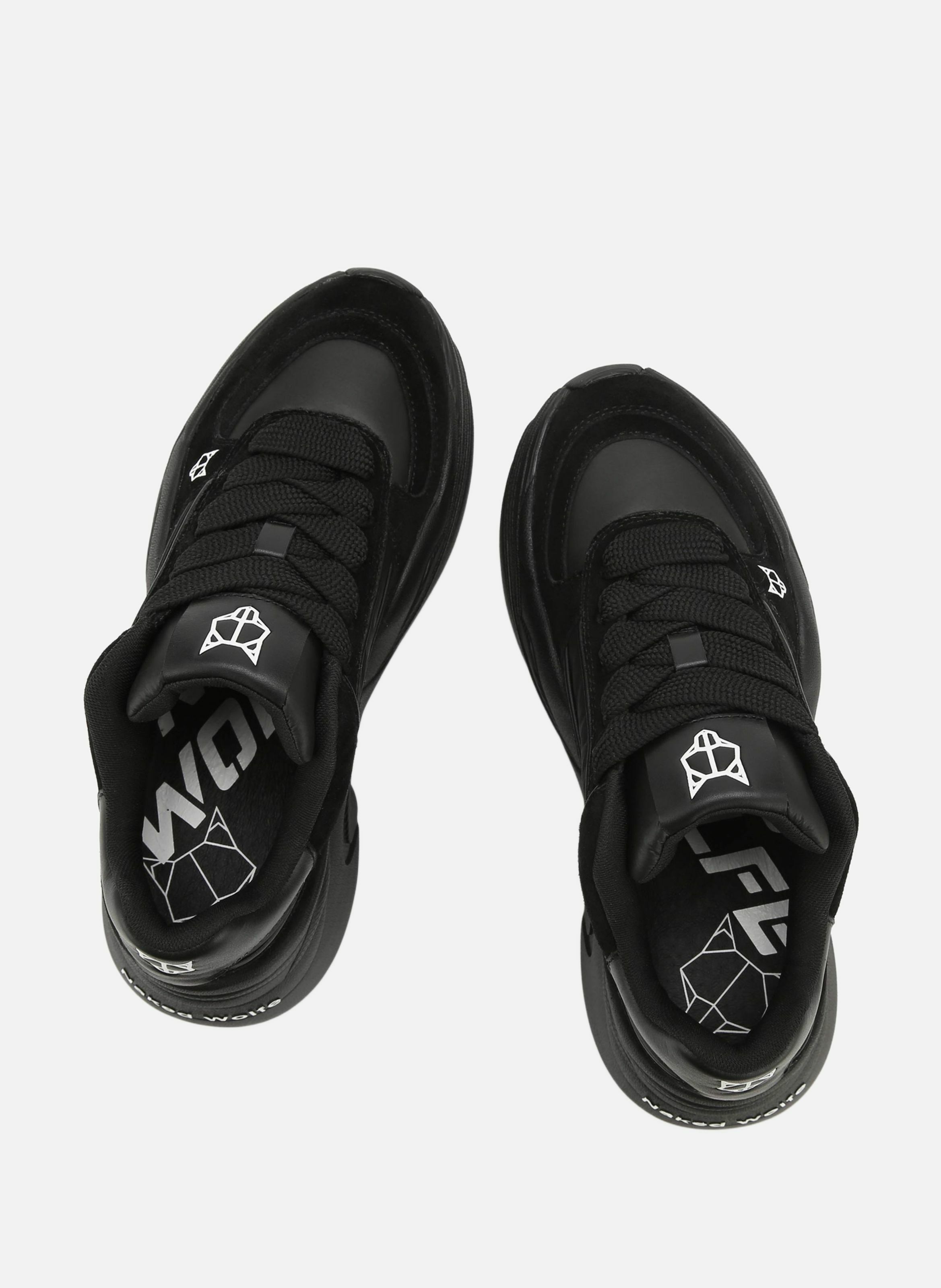 Baskets temple NAKED WOLFE Noir