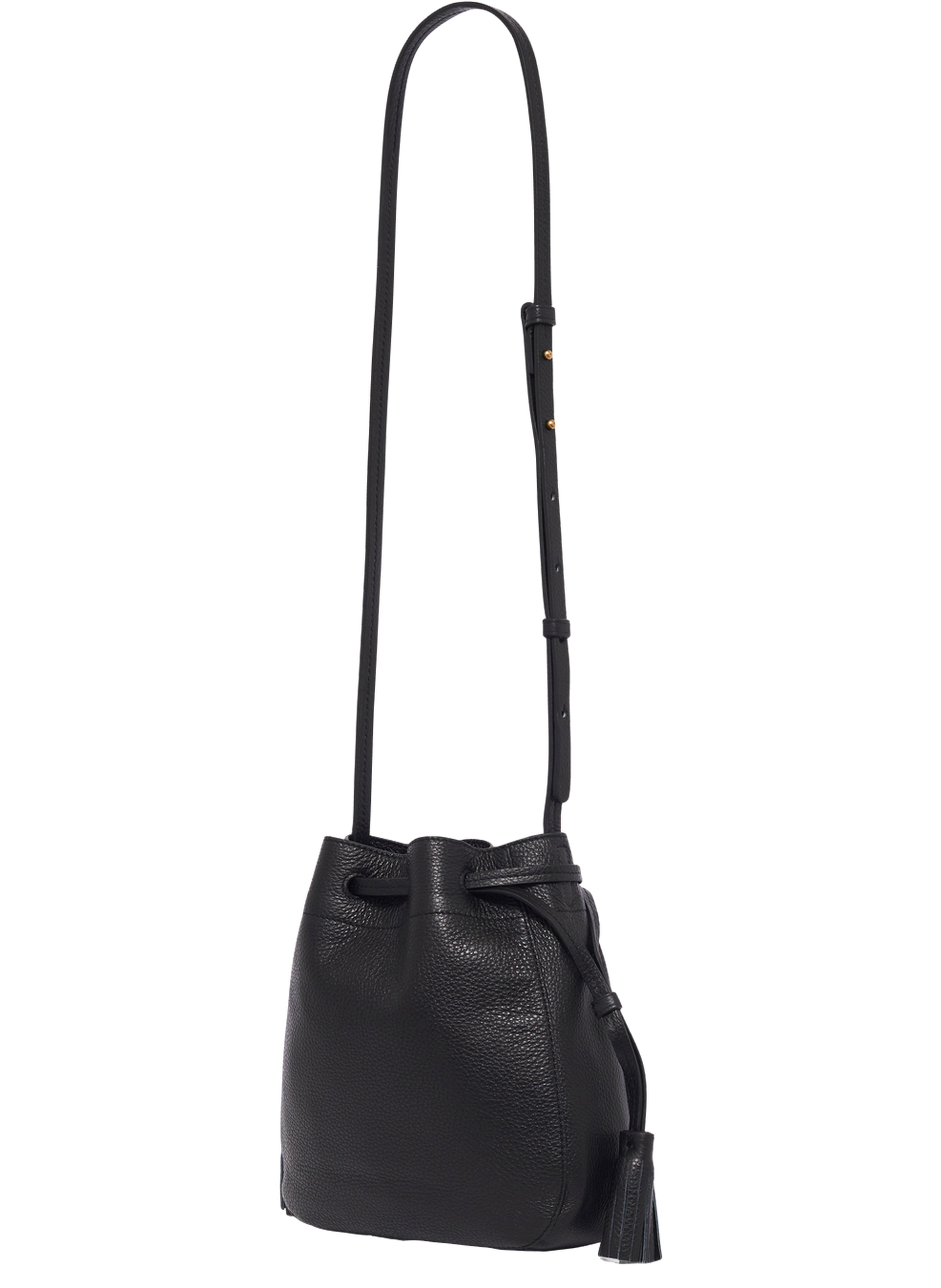Sac bandoulière en cuir - moon GERARD DAREL Noir