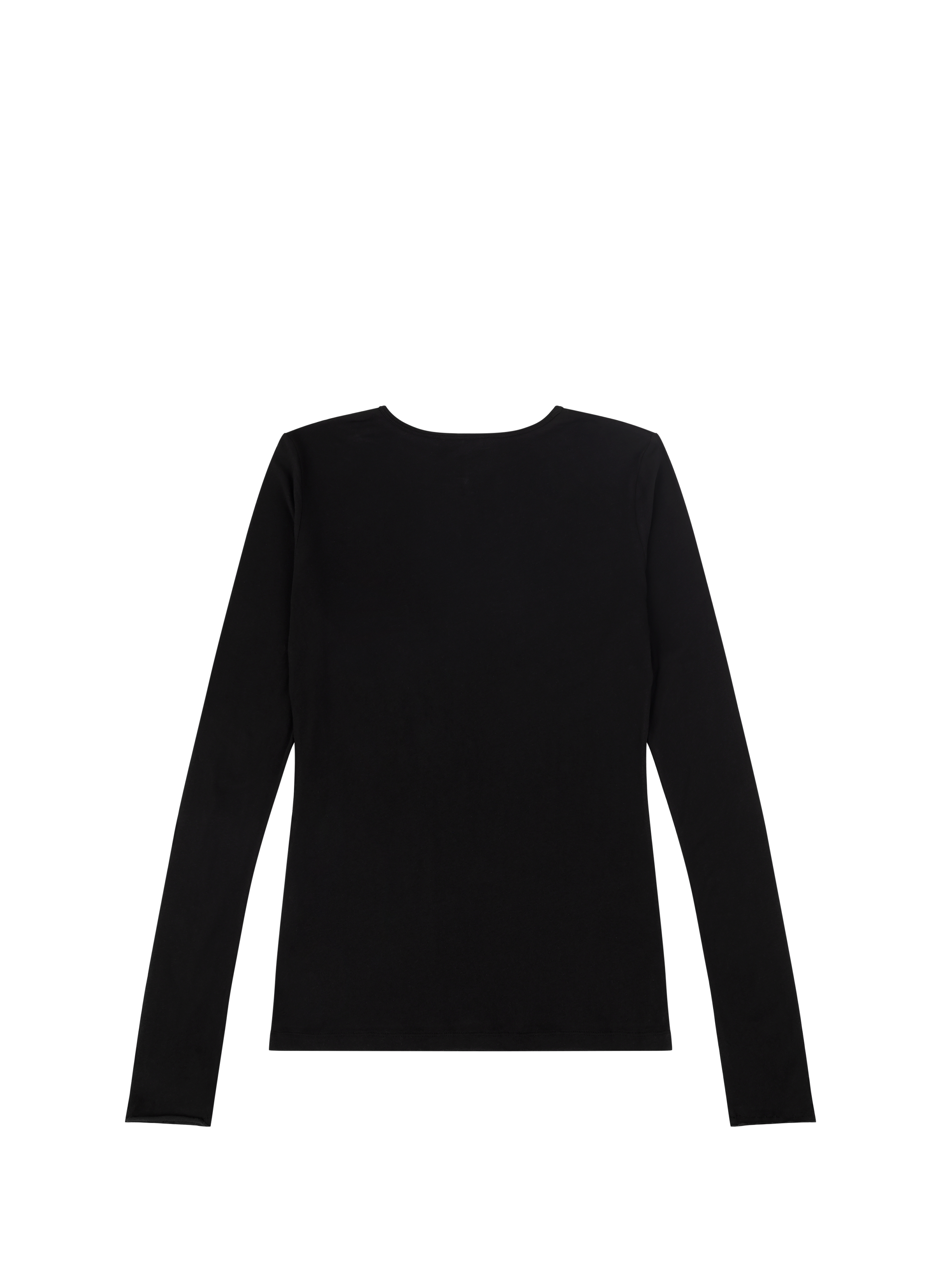 T-shirt manches longues en coton mélangé ENTIRE STUDIOS Noir