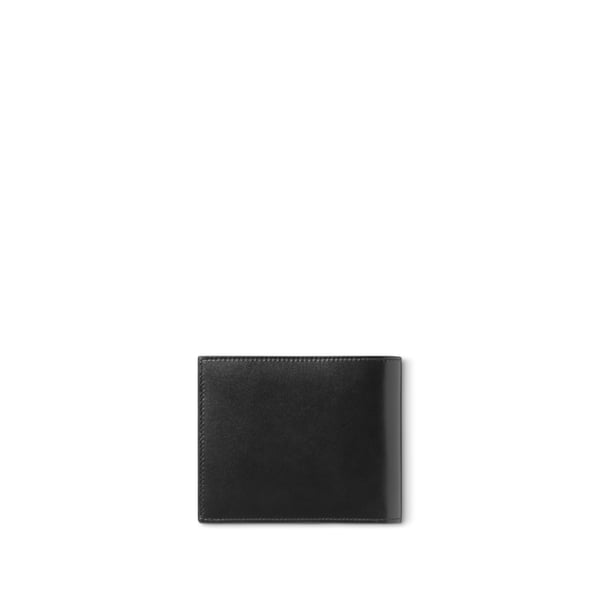 Portefeuille multi-compartiments en cuir lisse