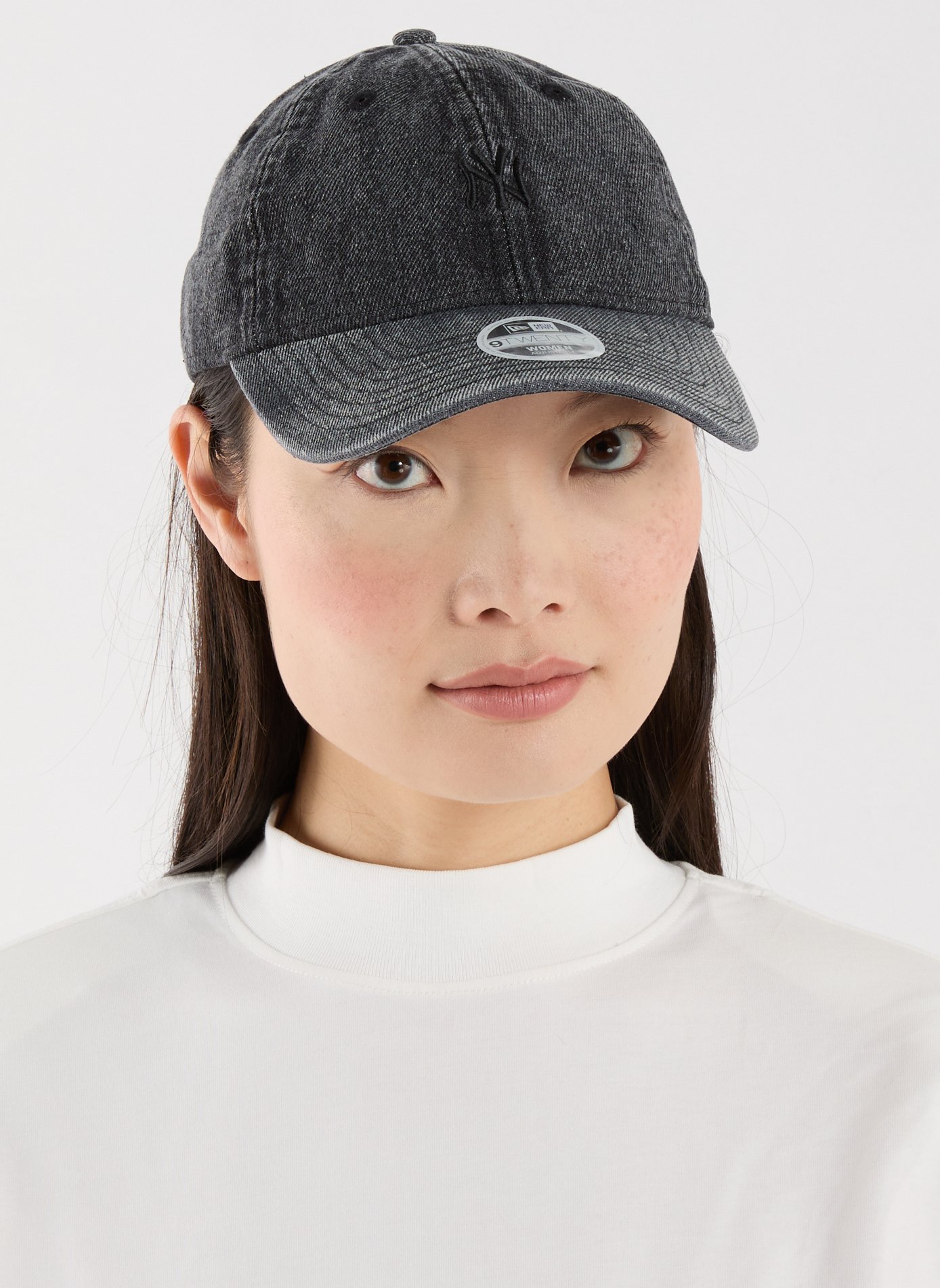 Casquette en jean délavé NEW ERA Gris