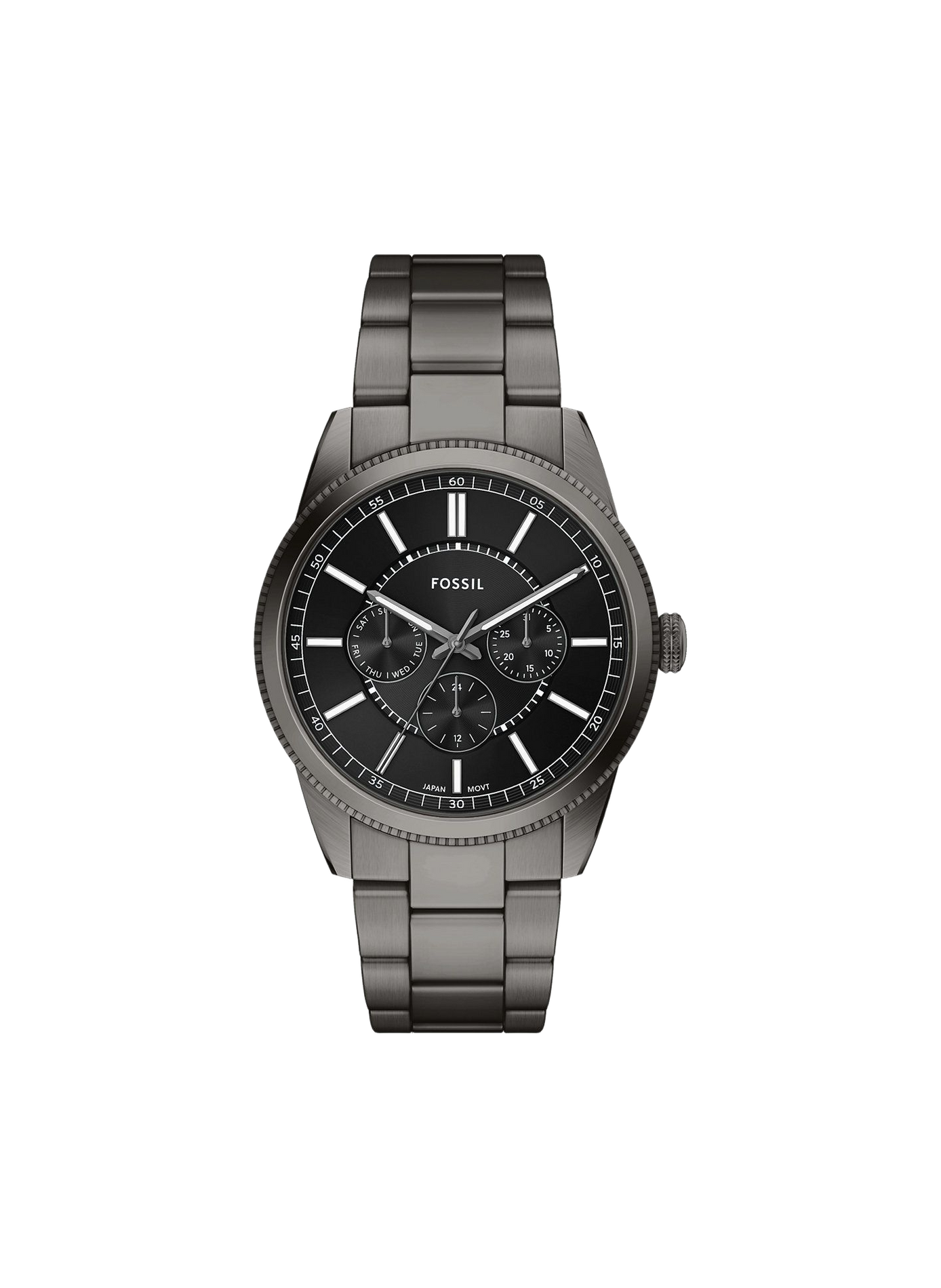Montre Pearson en acier FOSSIL Noir