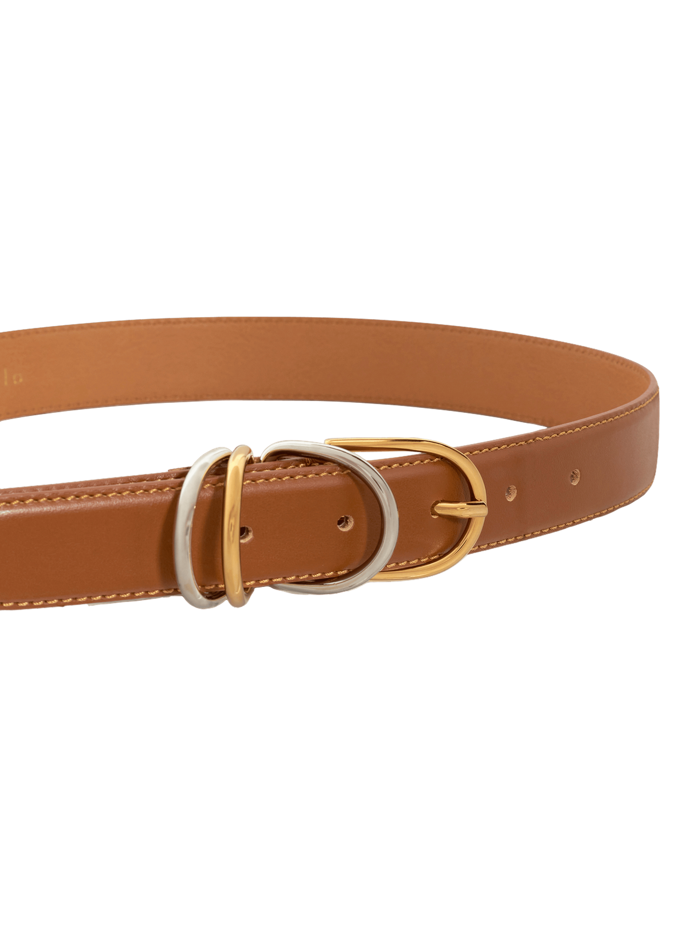 Ceinture en cuir - constance PABLO Marron