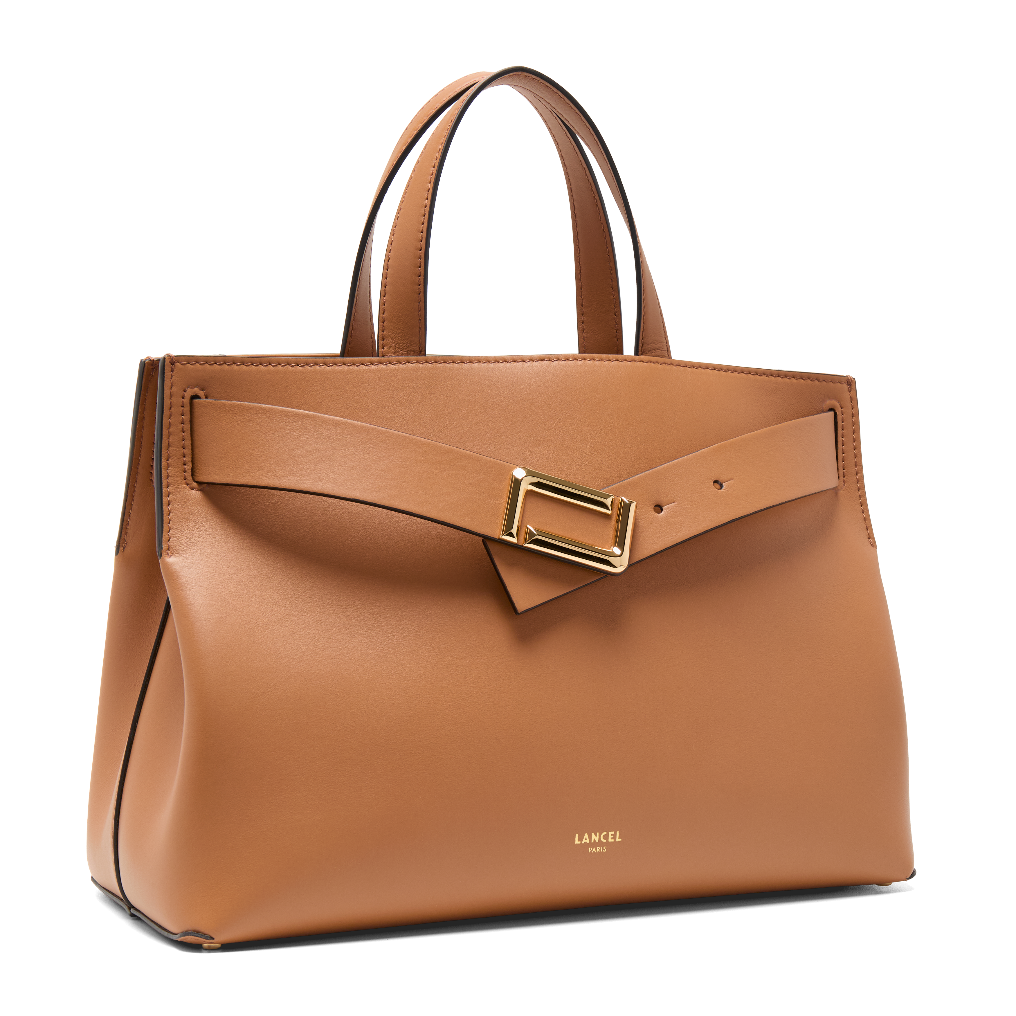 Sac carryall m angèle de lancel en cuir LANCEL Marron