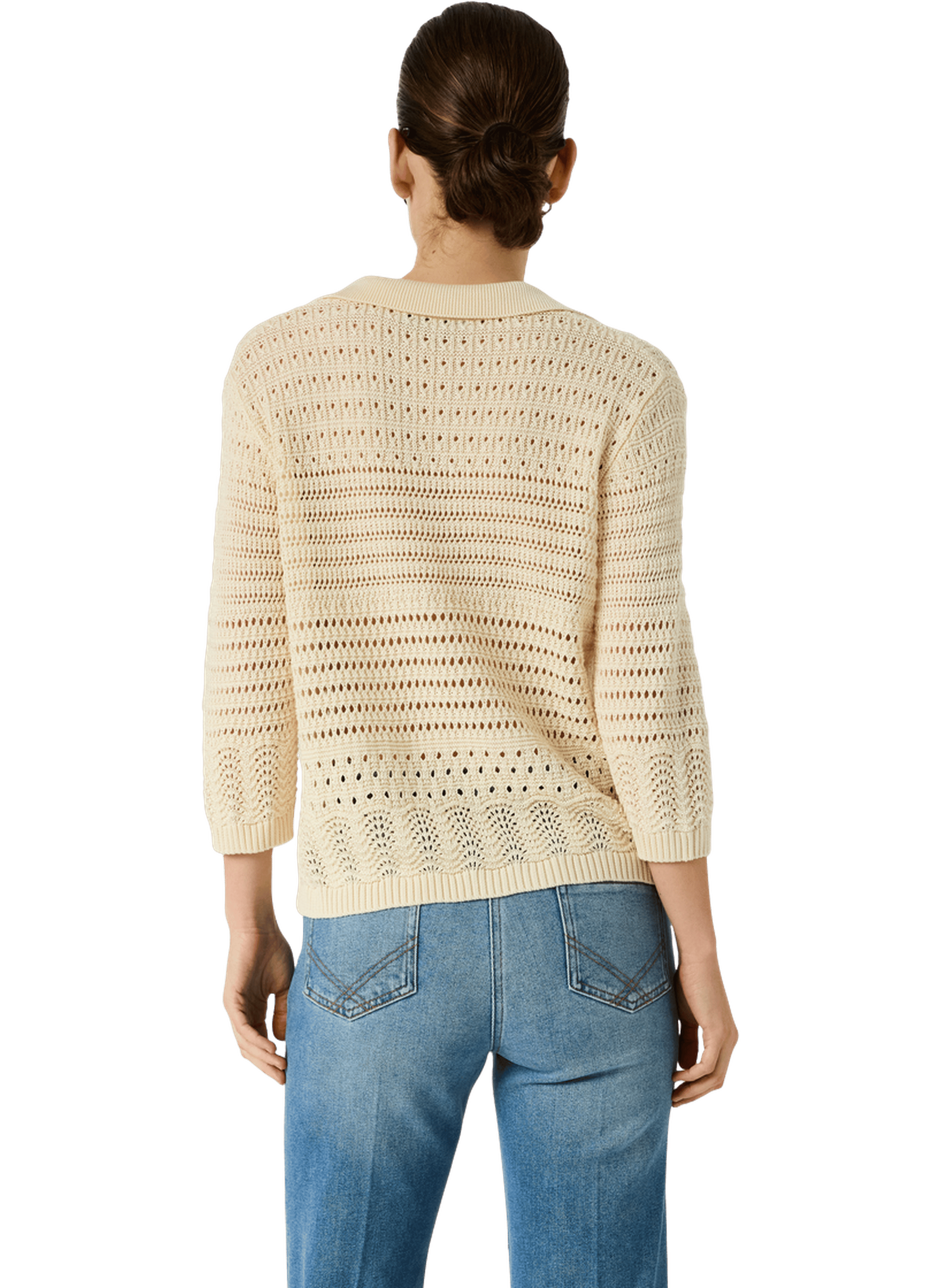 Polo en crochet - LAYLA GERARD DAREL Beige