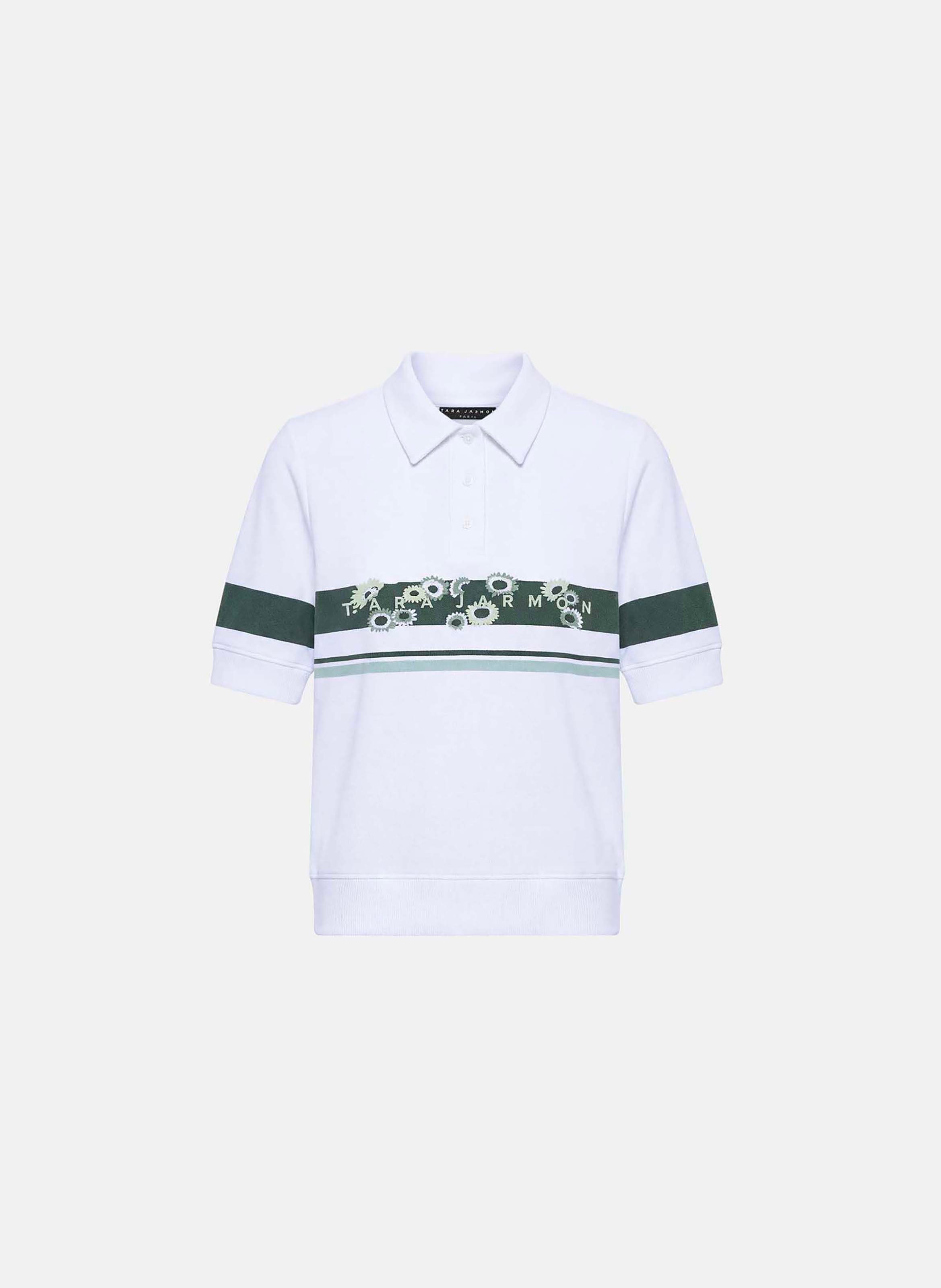 Polo taradaisy TARA JARMON Blanc