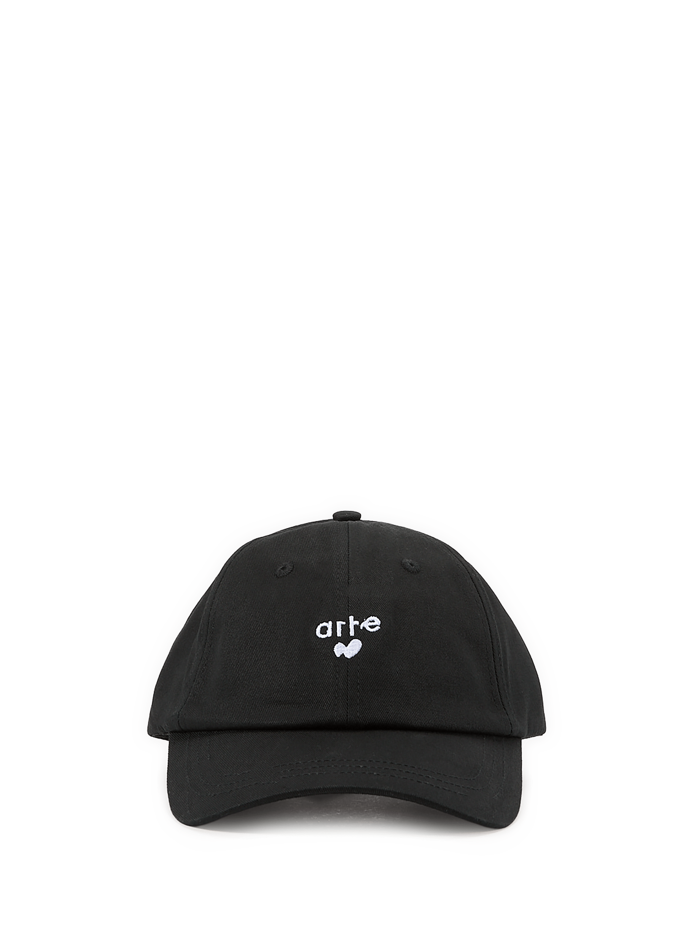 Cotton cap with logo embroidery ARTE ANTWERP Black