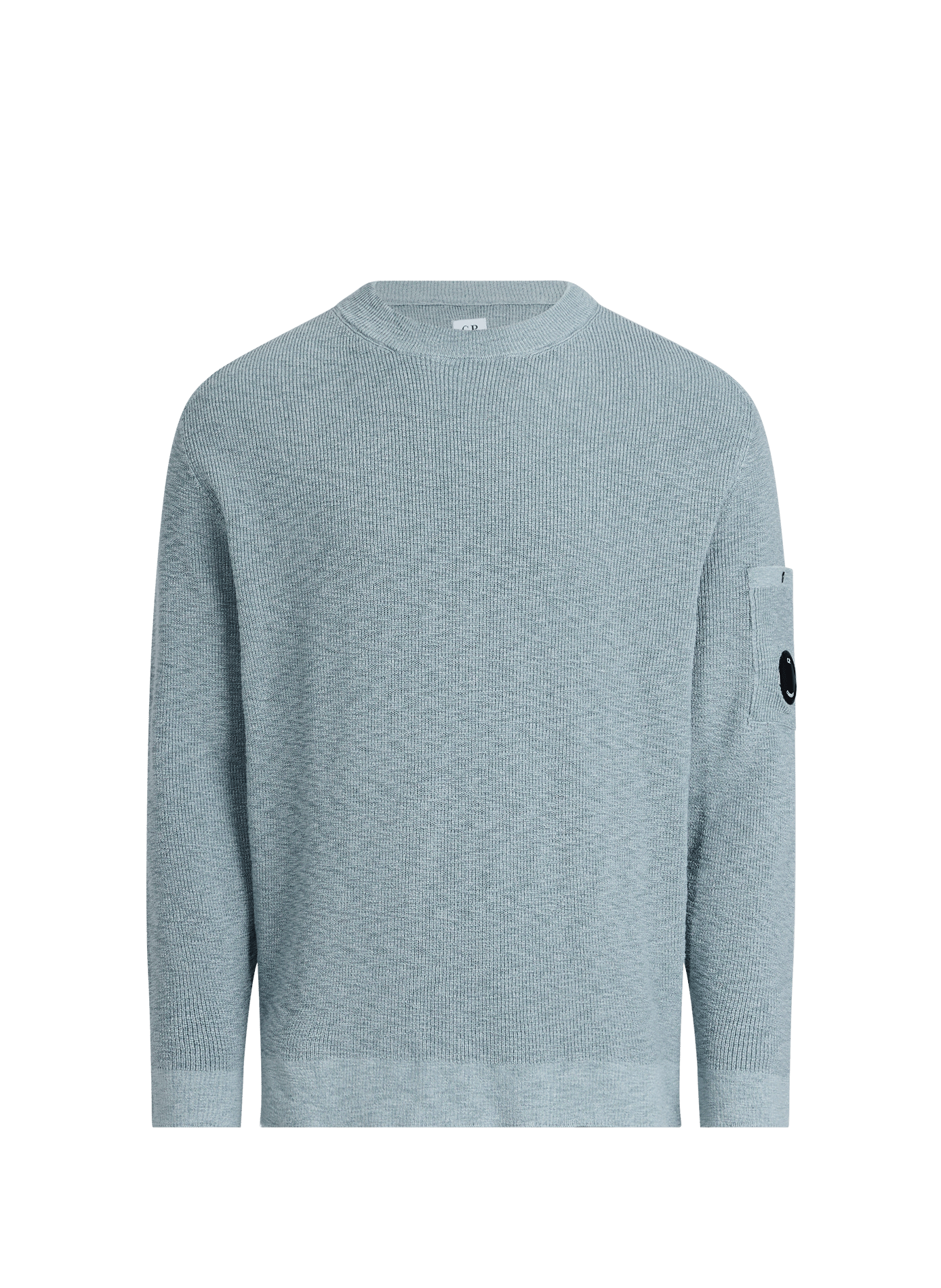 Maglione diritto a girocollo in misto cotone CP COMPANY Blu