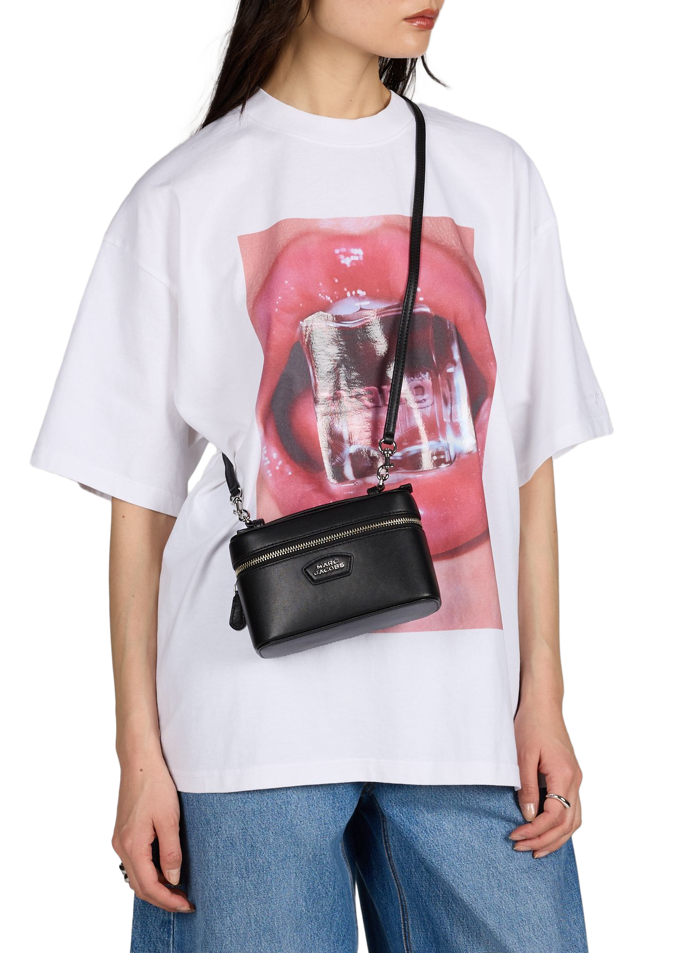 The Vanity leather bag MARC JACOBS Black