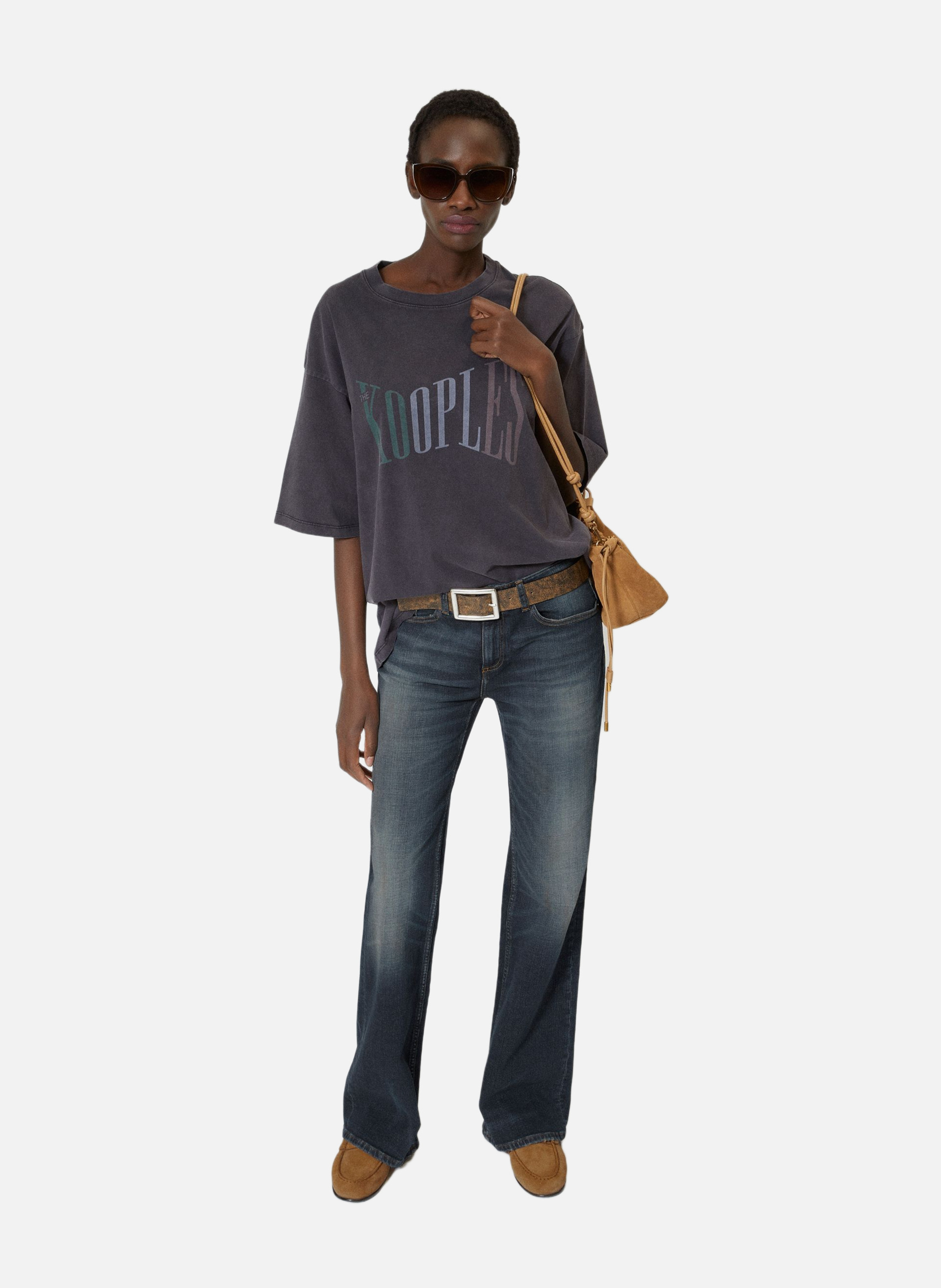 T-shirt oversize avec sérigraphie THE KOOPLES Noir